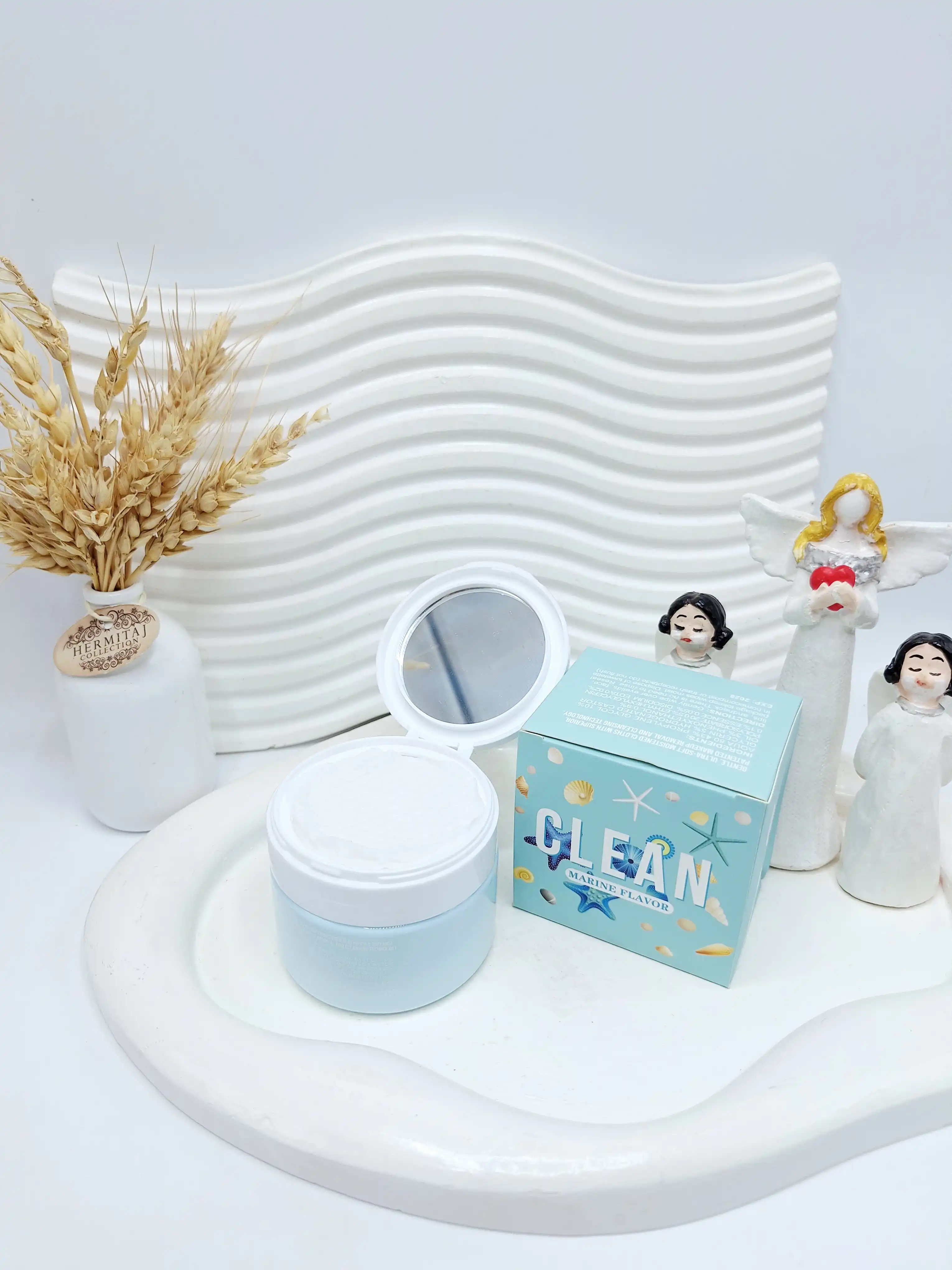 پد آغشته به مواد آرایش پاک کن رایحه ستاره دریایی اسنس کد 801