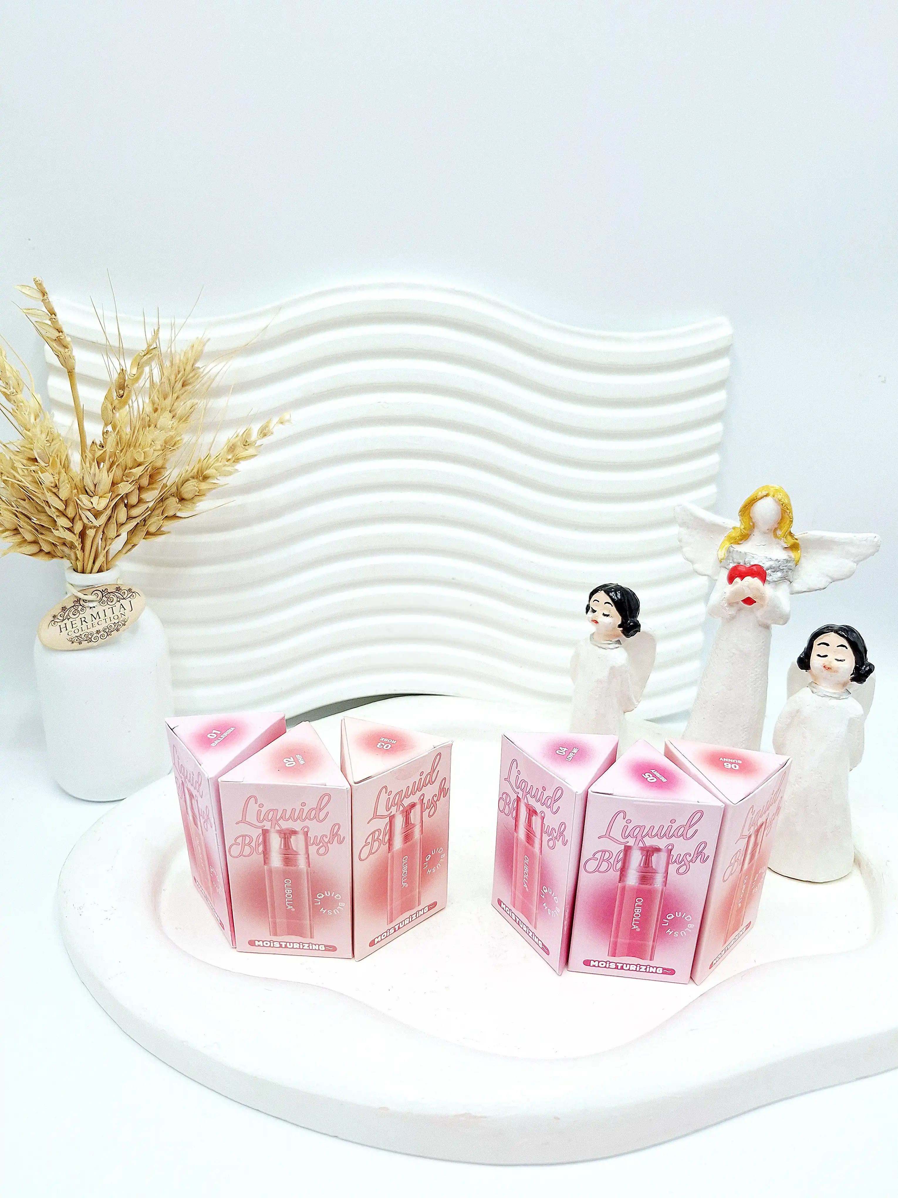 رژگونه مایع دکمه ای اولیبولا Olibolla کارتن دار کد 236