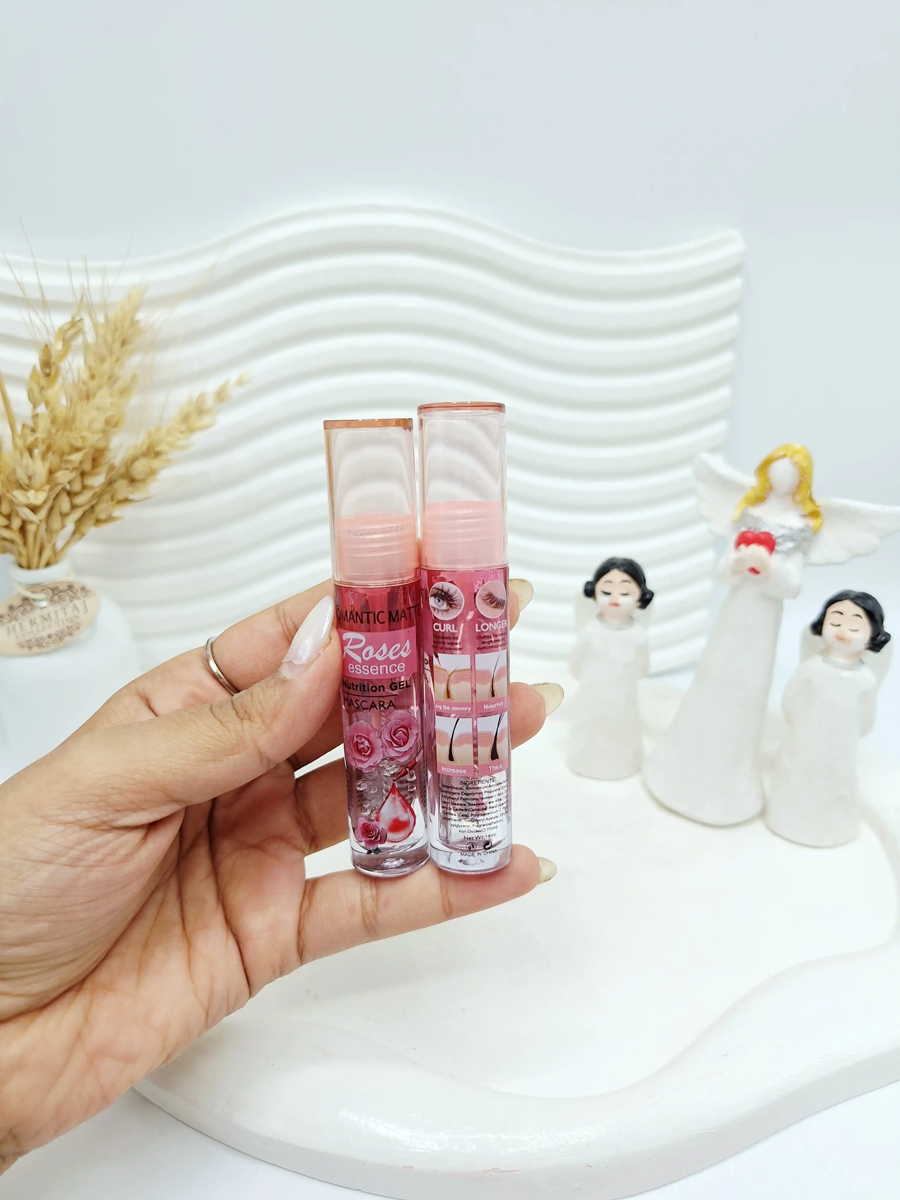 سرم تقویت مژه گل رز برند رومانتیک مات کد 5969