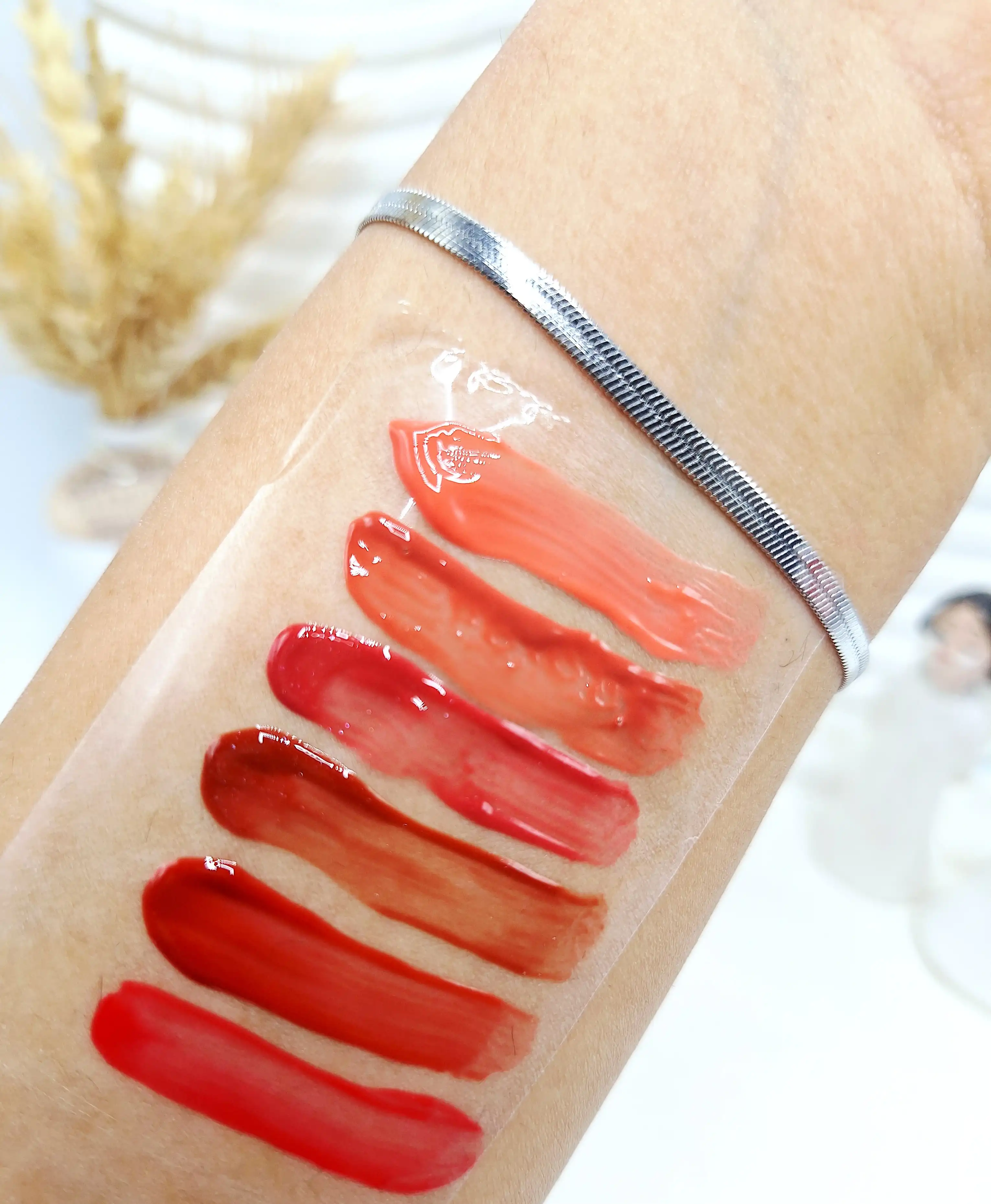 پک 6 تایی رژ مایع خوش رنگ PLUMP کد 7413