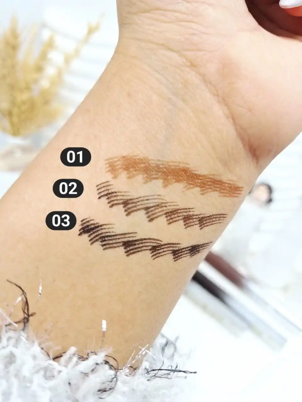 هاشور ابرو 4 خط ضد آب برند فور اور کیفیت عالی