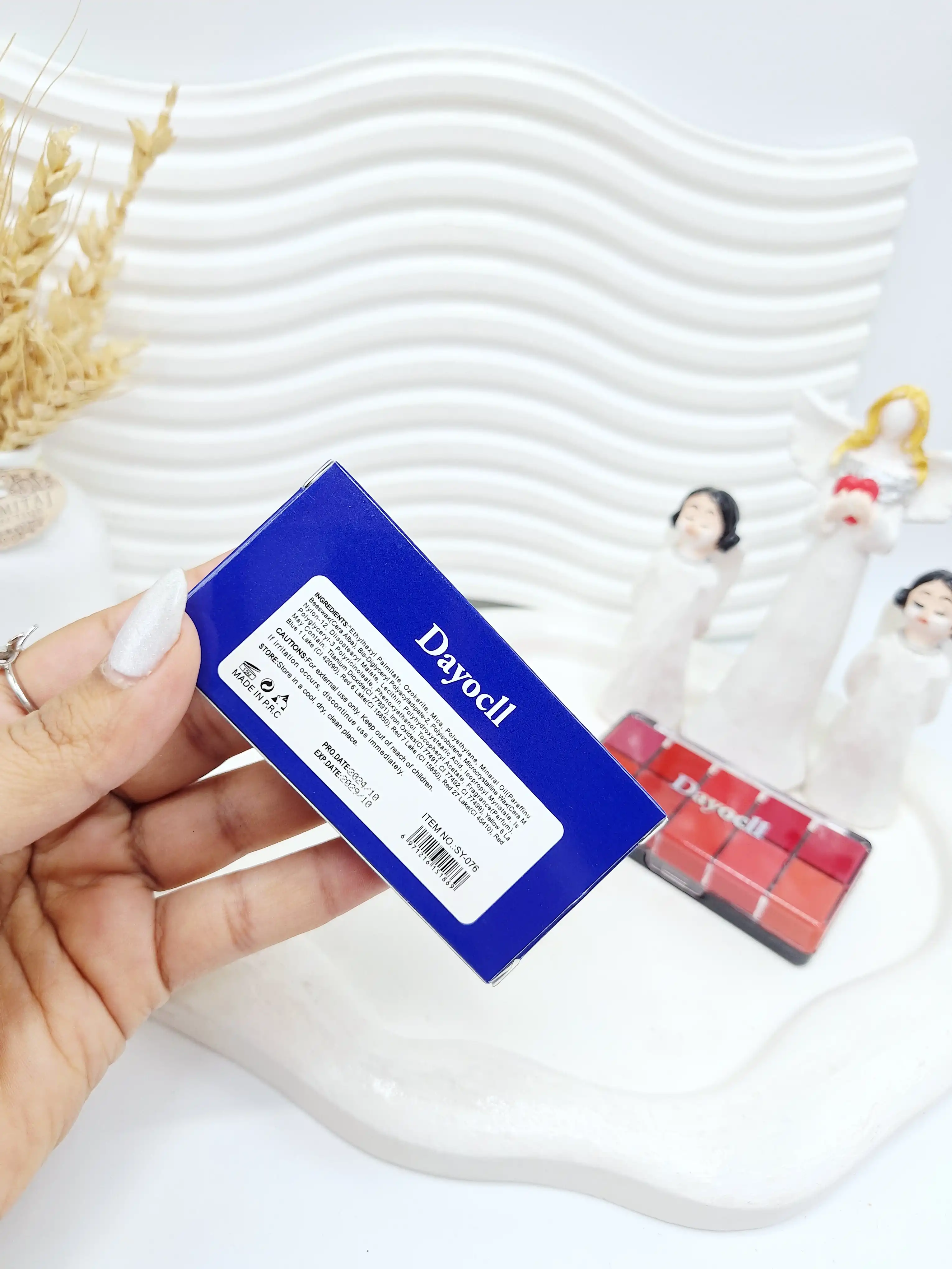 پالت رژ لب ده رنگ کیفیت عالی برند دایسل Deycill کد 1869