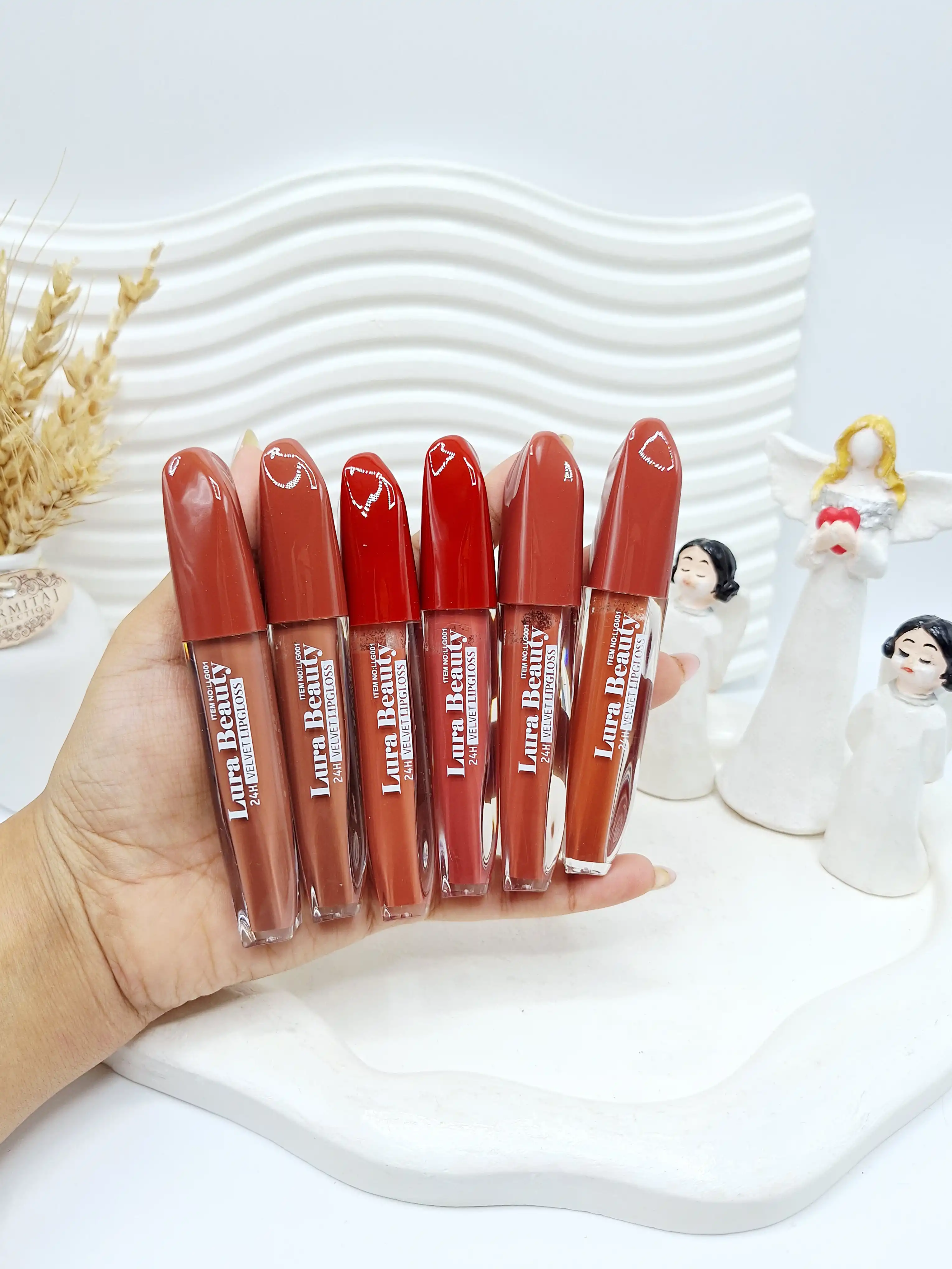 پک رژ مایع 12 تایی Lura Beauty کد 6665