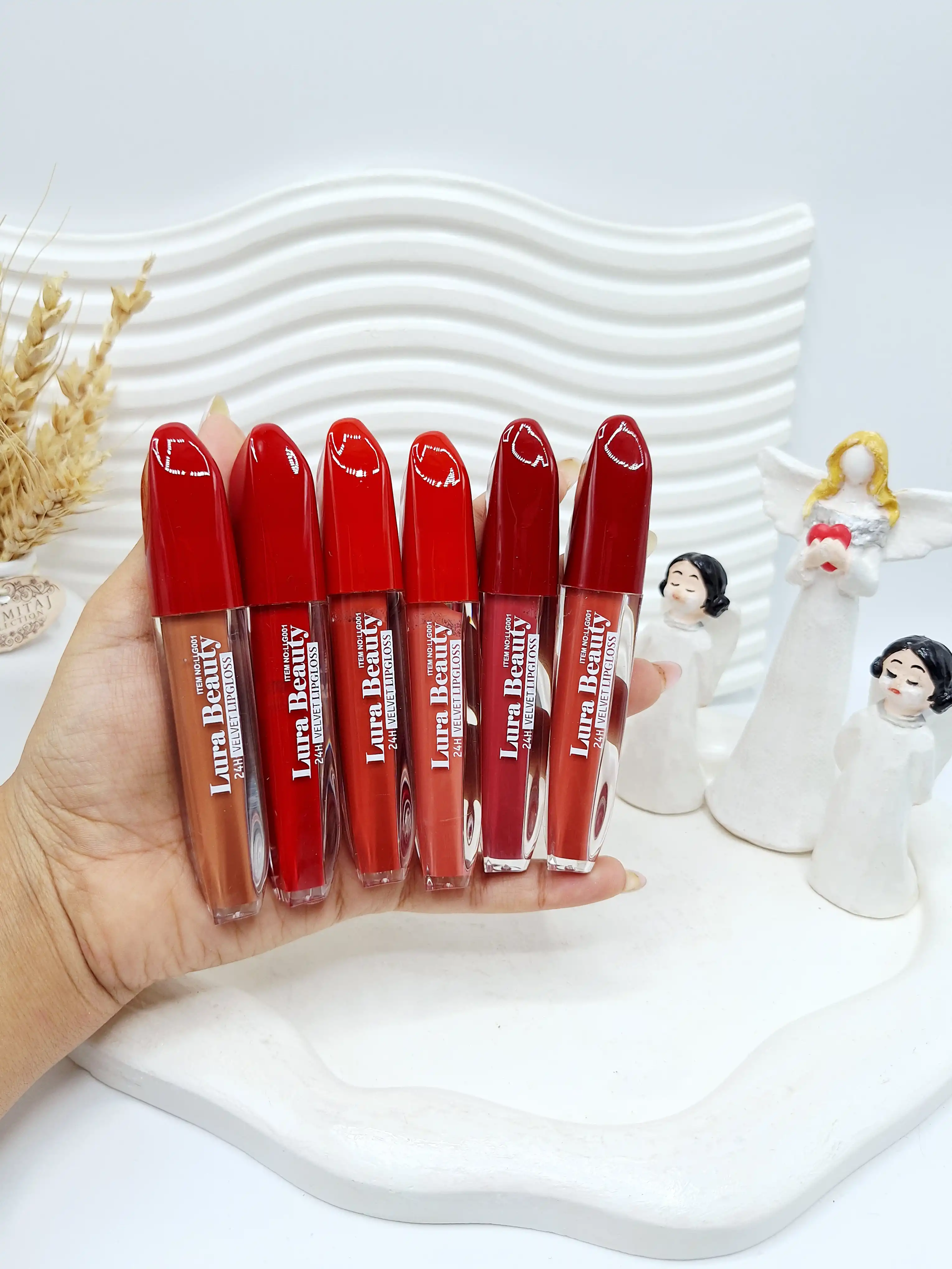 پک رژ مایع 12 تایی Lura Beauty کد 6665