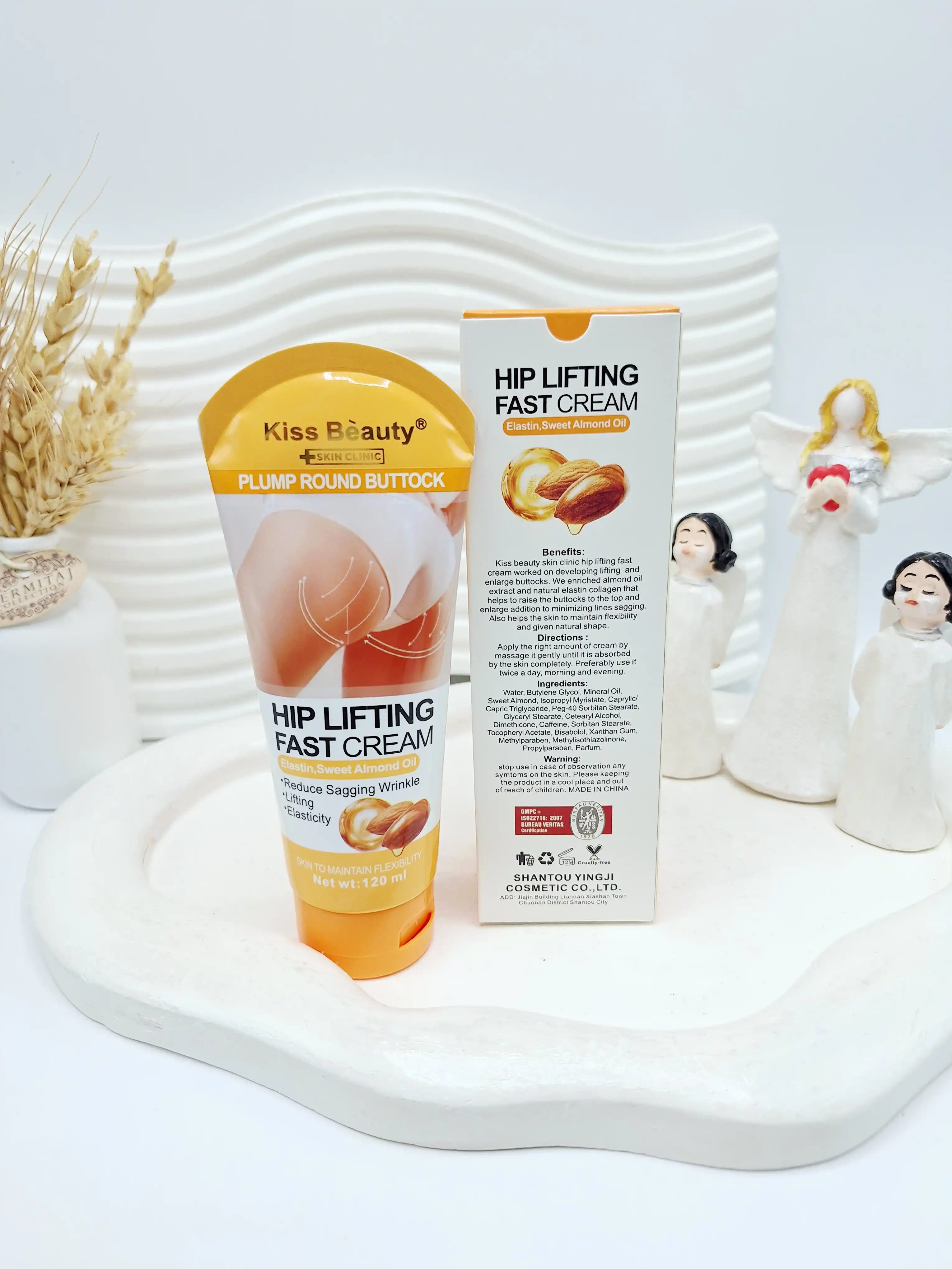 کرم لیفتینگ سریع باسن با عصاره بادام شیرین برند کیس بیوتی کد 7701