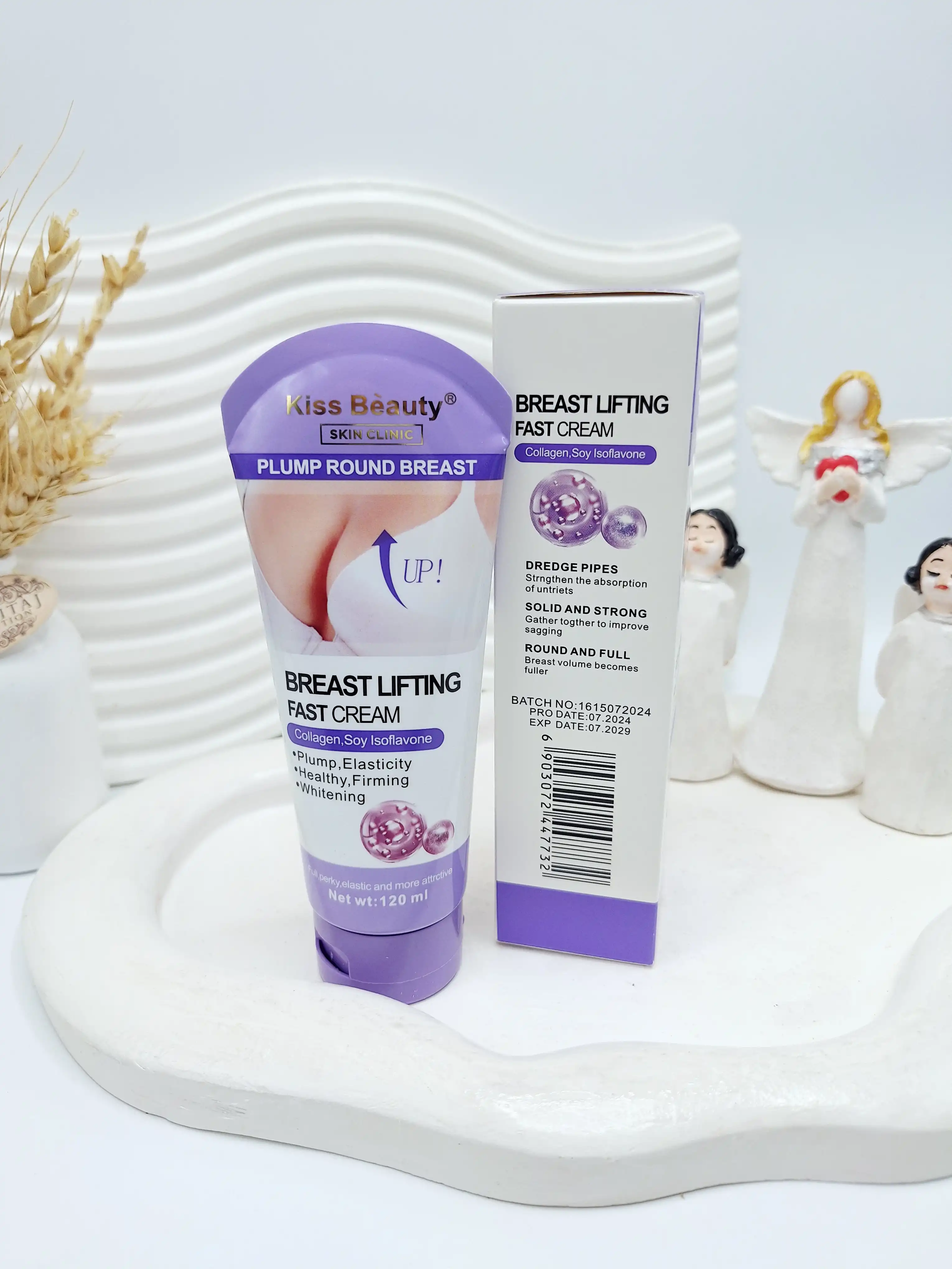 کرم لیفتینگ سریع سینه با عصاره سویا برند کیس بیوتی کد 7732