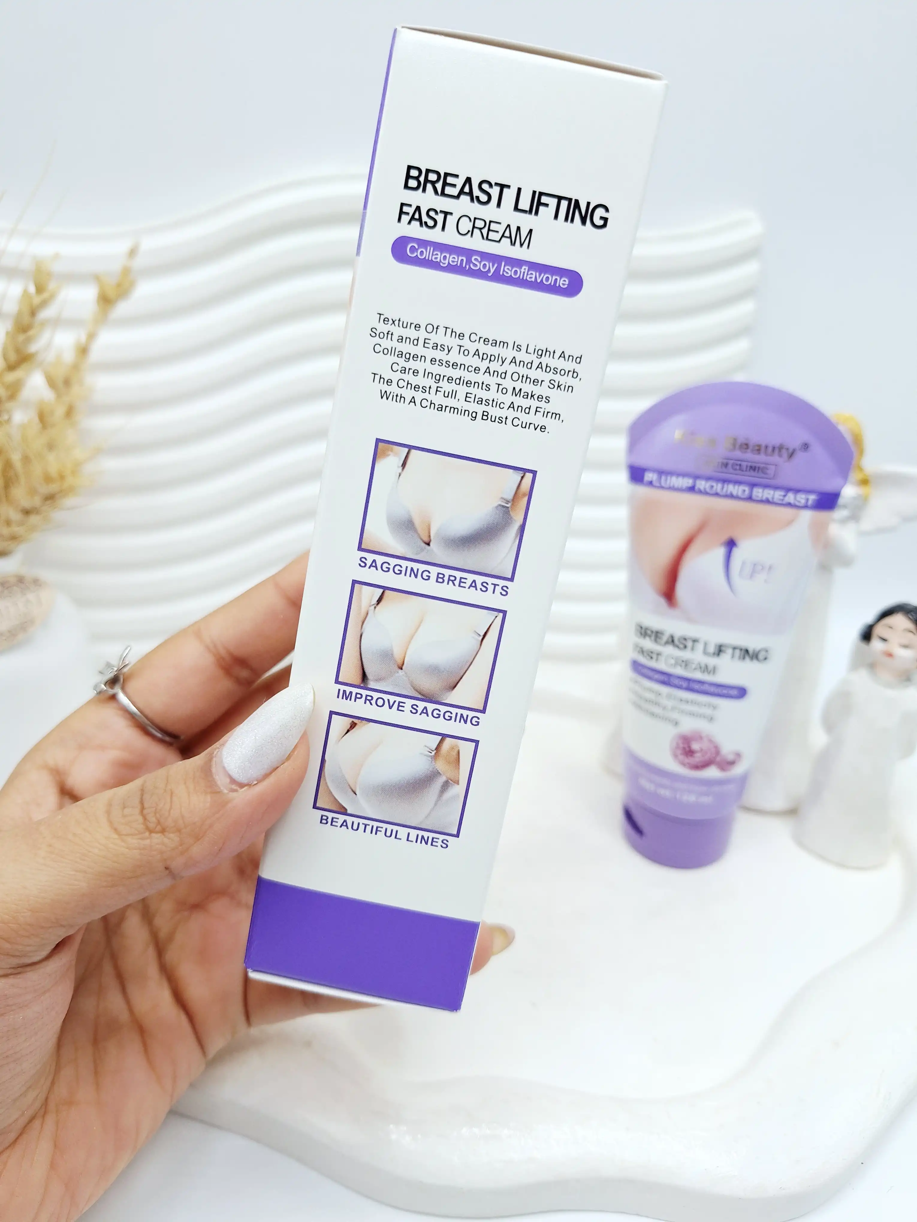 کرم لیفتینگ سریع سینه با عصاره سویا برند کیس بیوتی کد 7732