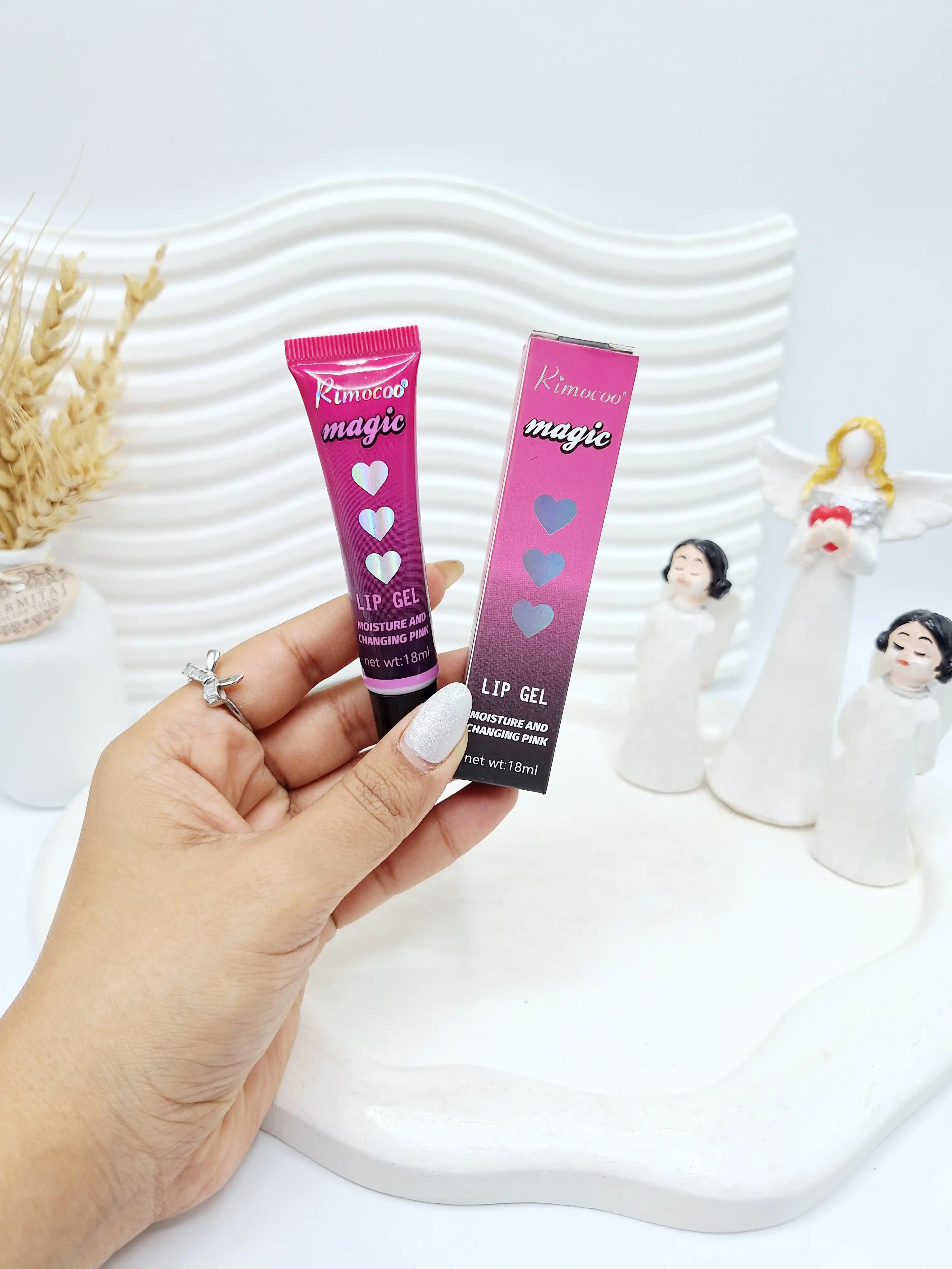 لیپ ژل حرارتی جادویی مناسب لب و گونه Rimocoo مدل Magic کد 7121