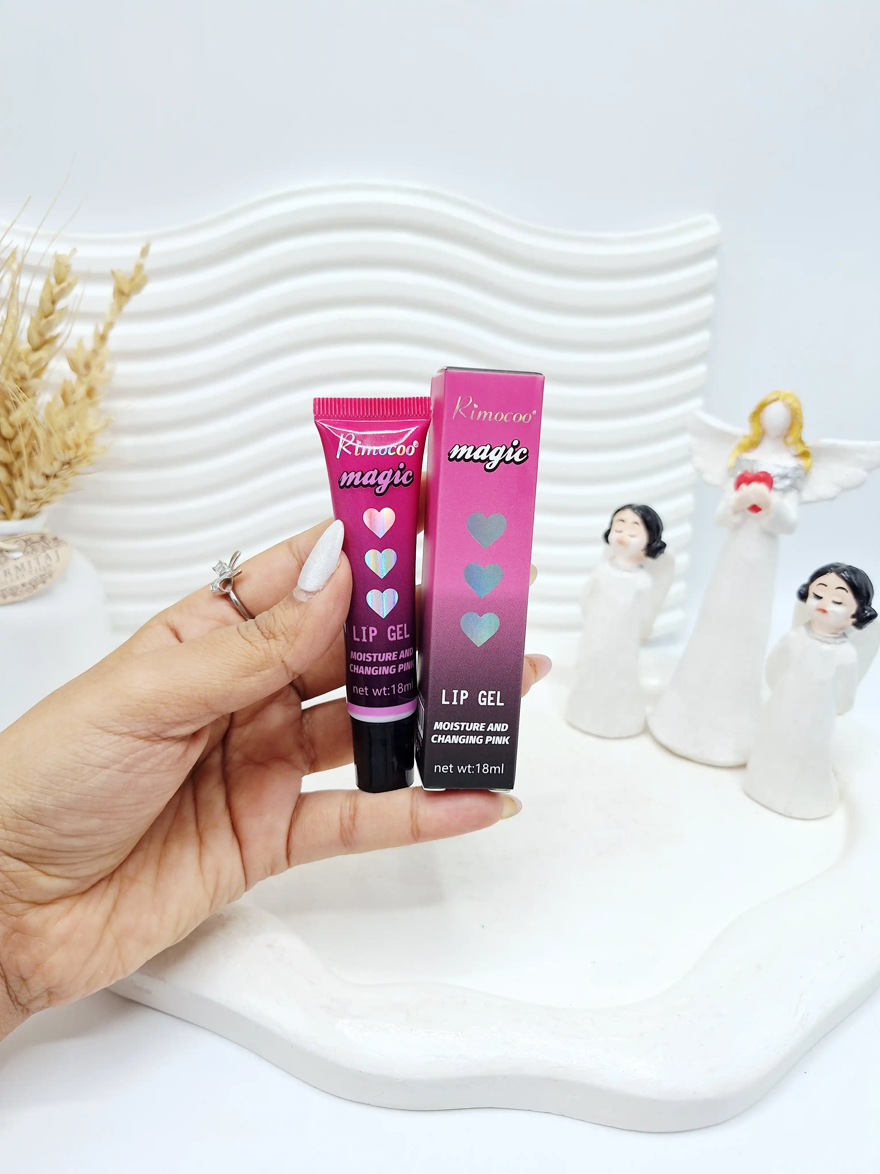 لیپ ژل حرارتی جادویی مناسب لب و گونه Rimocoo مدل Magic کد 7121
