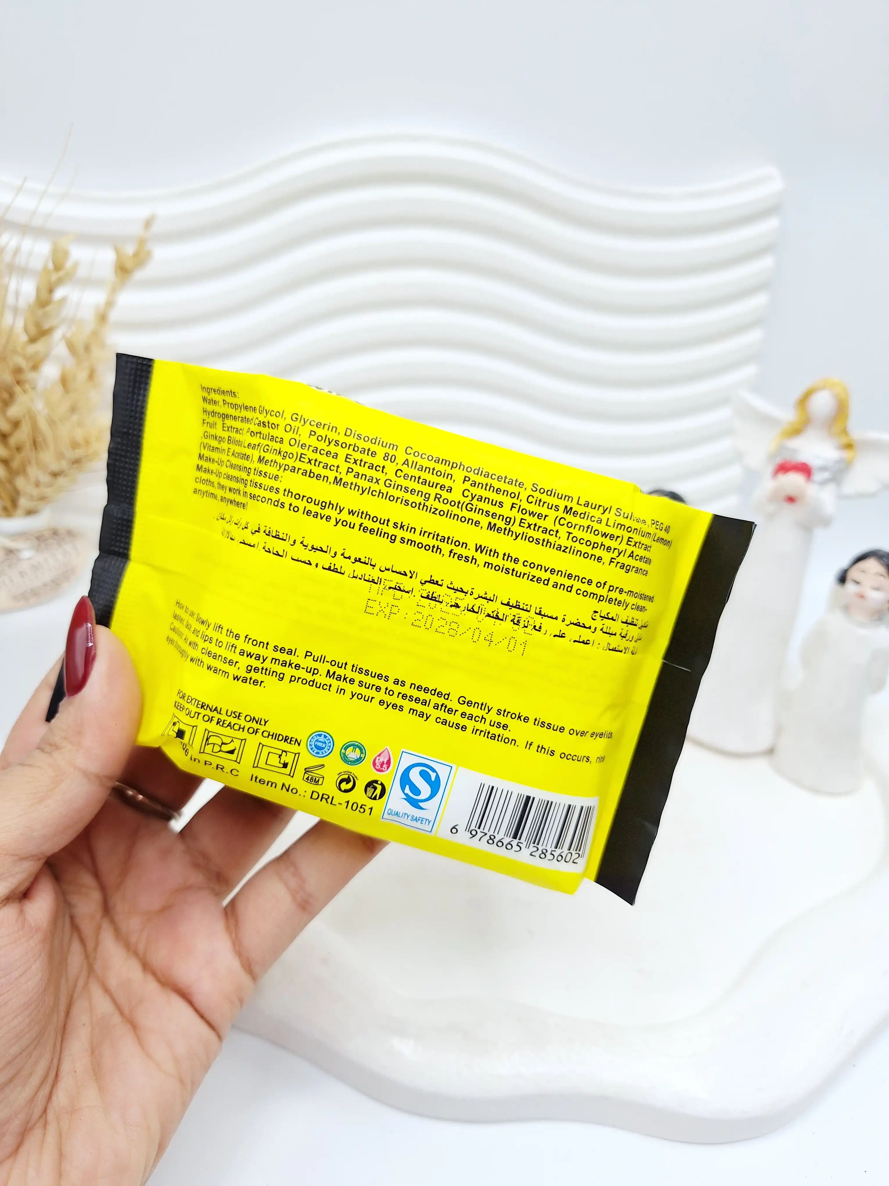 دستمال مرطوب طرح زن برند Sexlady کد ۵۶۰۲