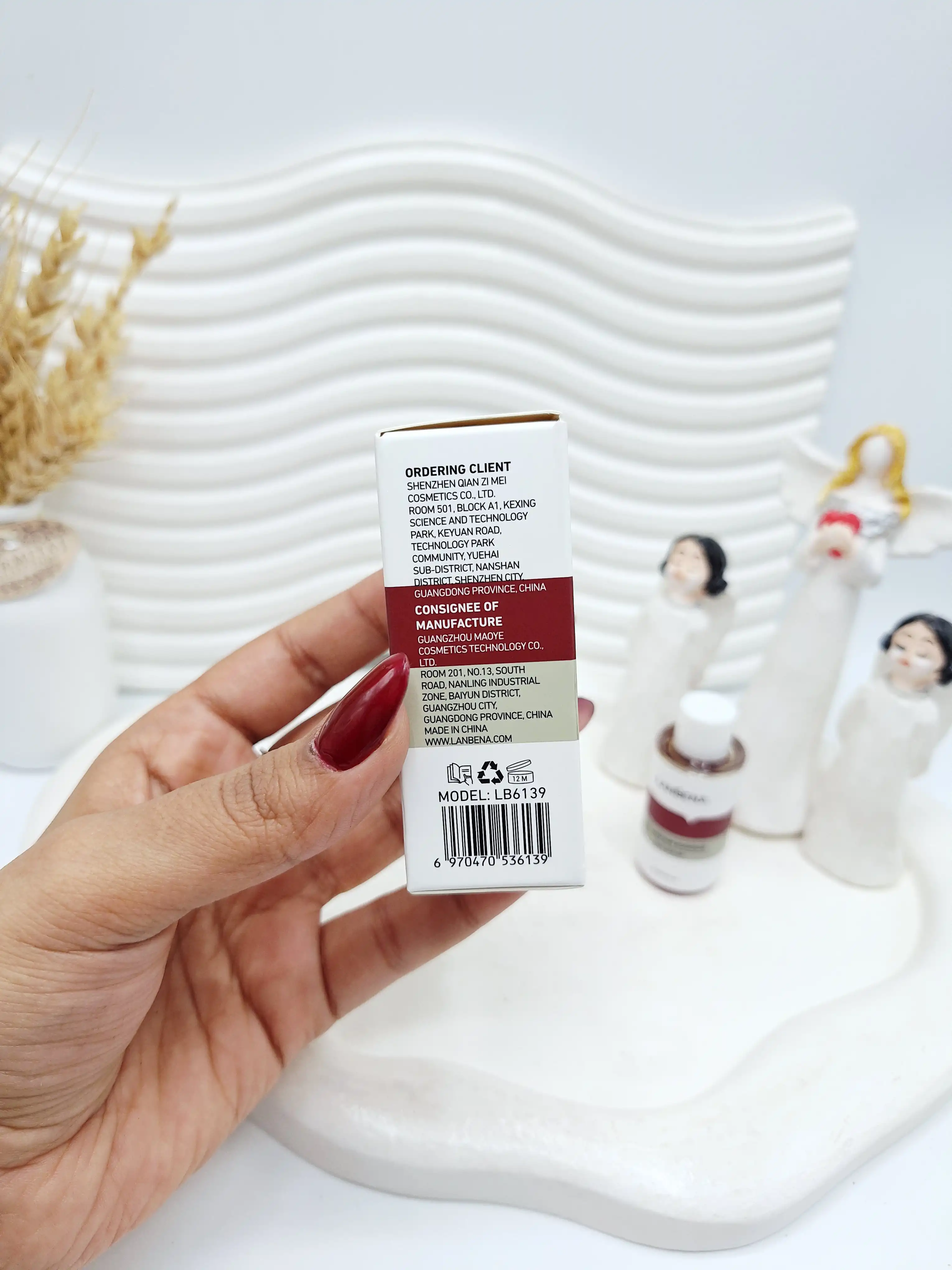 سرم تقویت کننده و ترمیم کننده ناخن برند لانبنا اصلی حجم 15 میل کد 6139