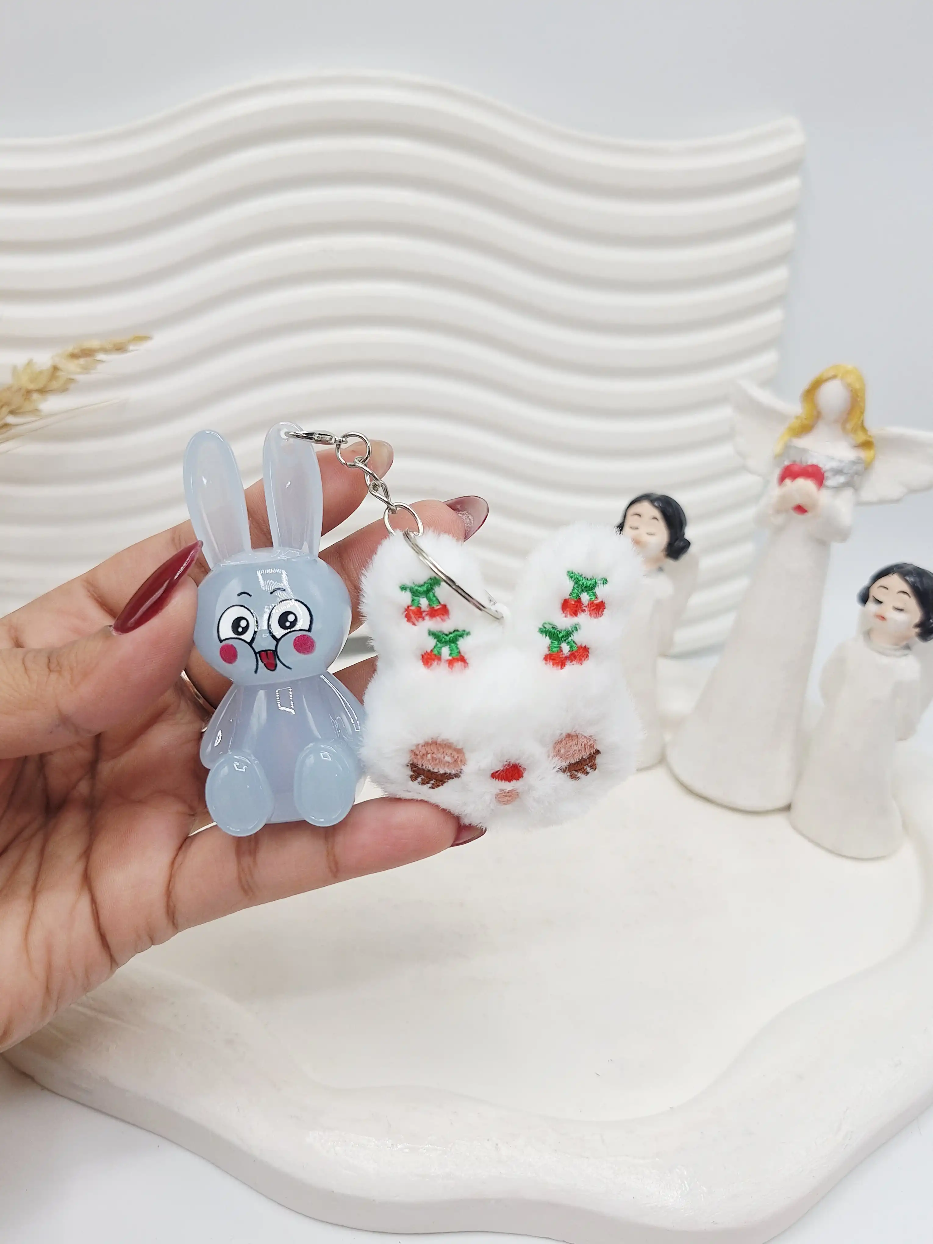 لیپ گلاس خرگوشی آویز دار حرارتی برند APCKFLEE کد 033