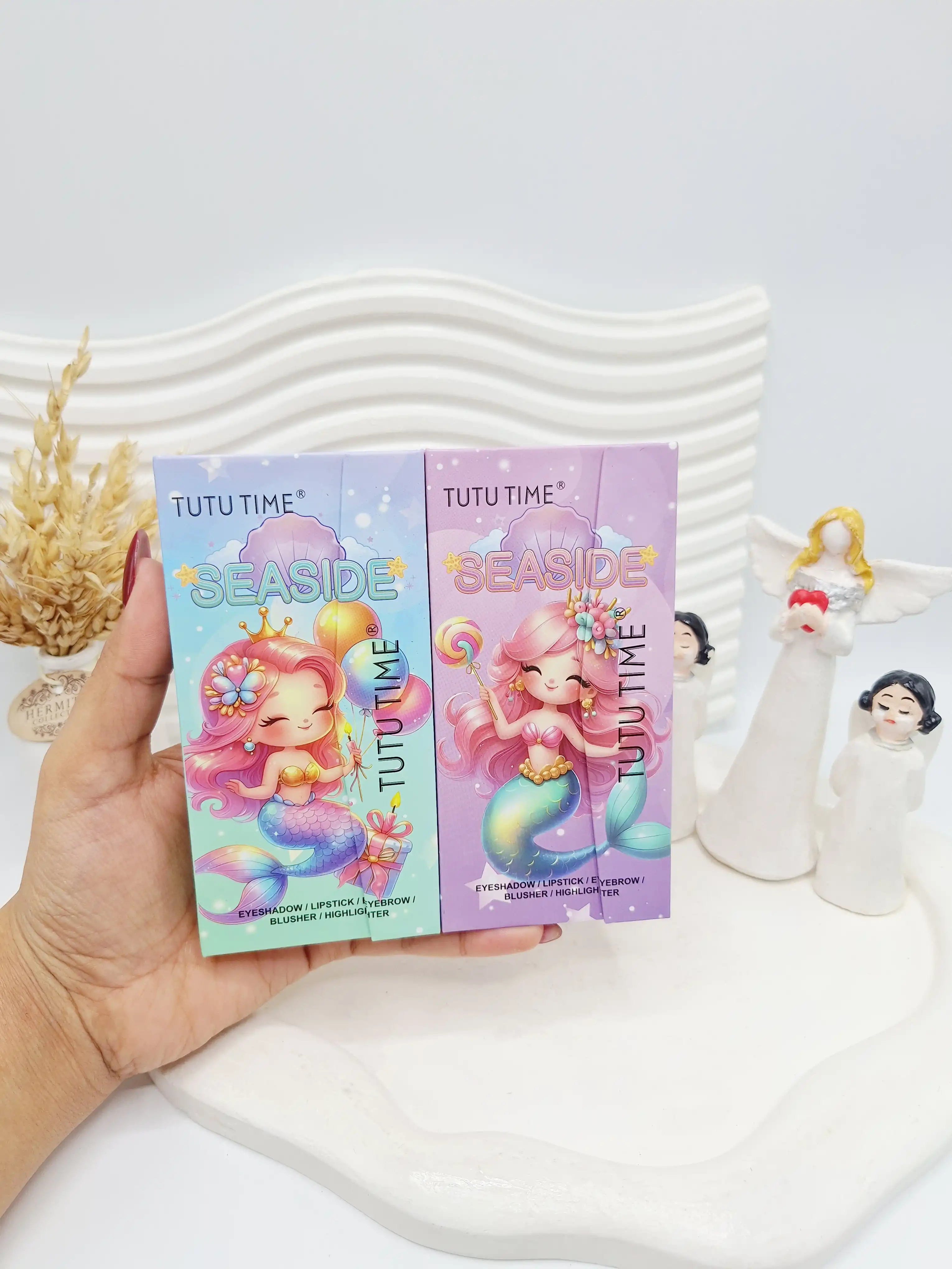 پالت سایه کتابی طرح پری دریایی برند TUTU TIME کد 625
