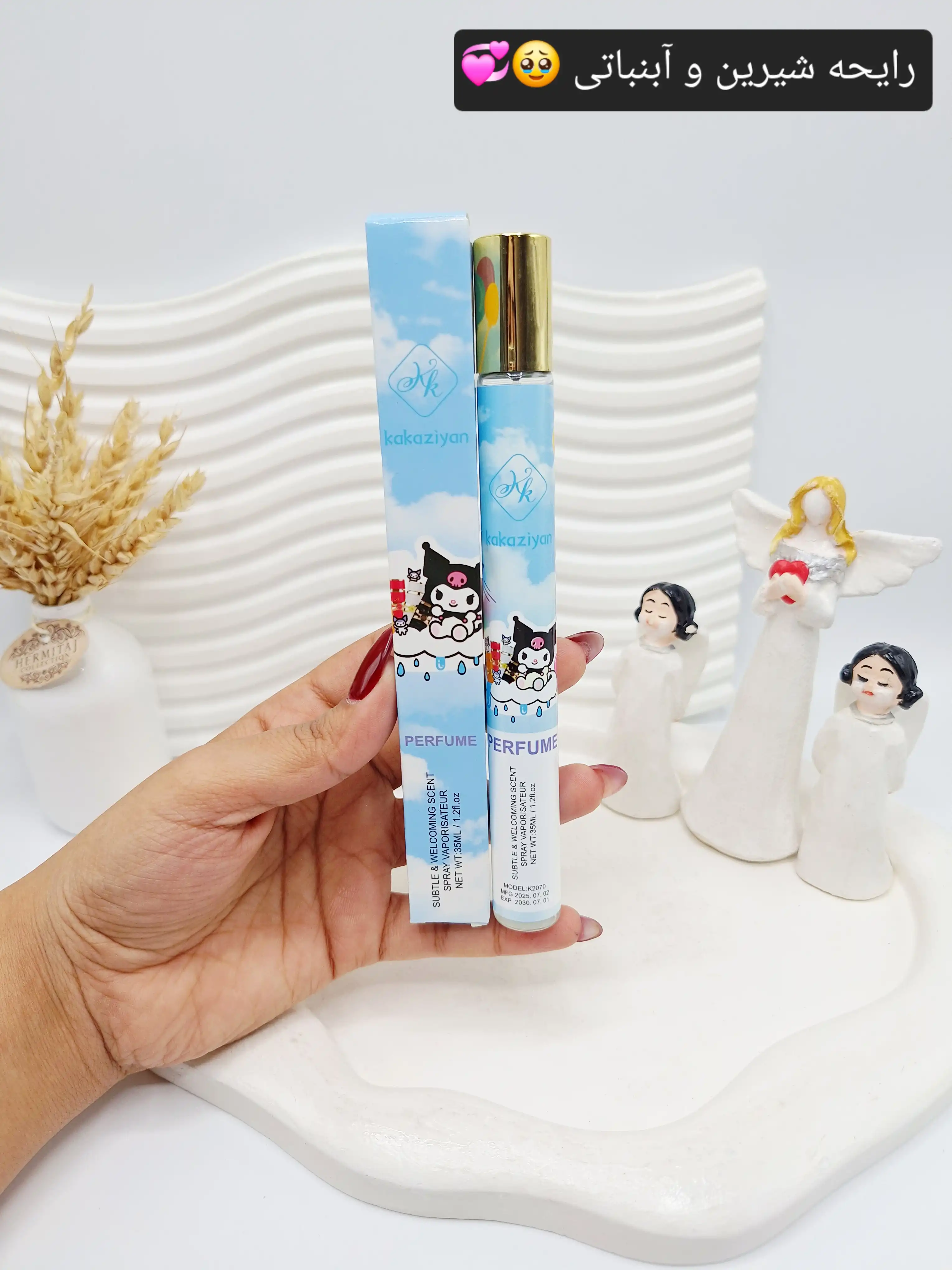 عطر قلمی 35 میل کرومی رایحه ملایم کد 2070