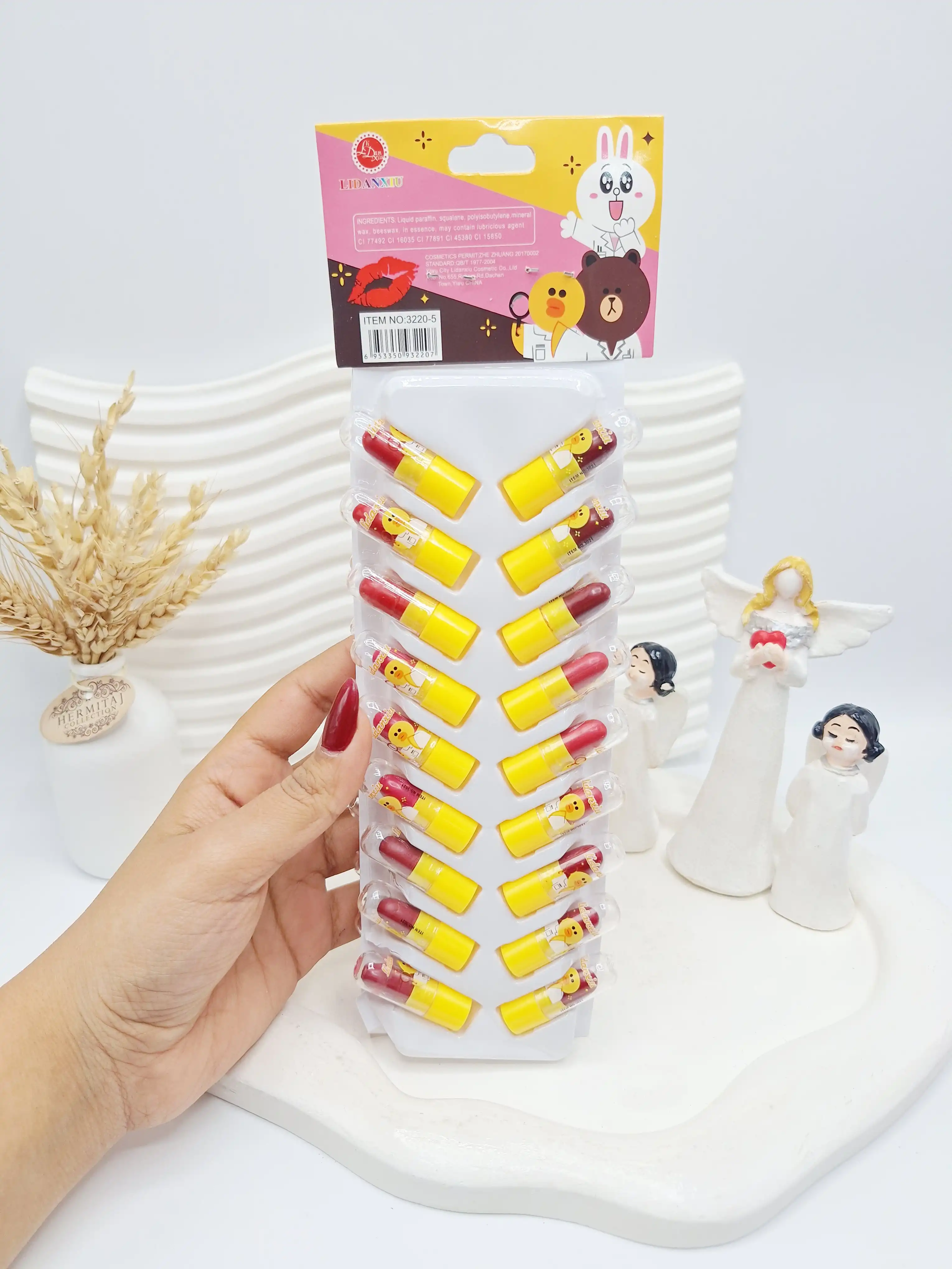 پک ژرلب جامد پوکه ای زرد جذاب میشا کد 3220