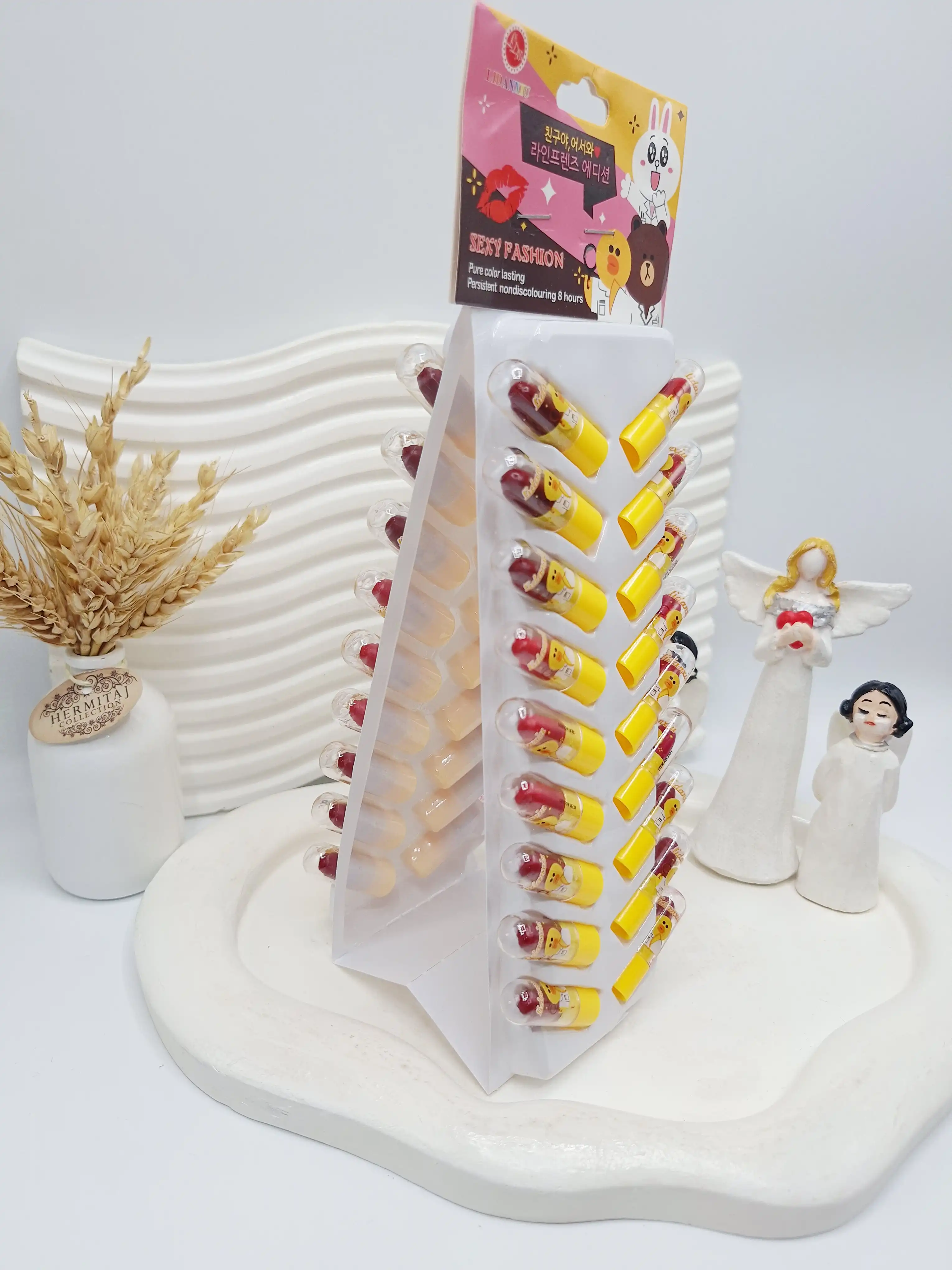 پک ژرلب جامد پوکه ای زرد جذاب میشا کد 3220