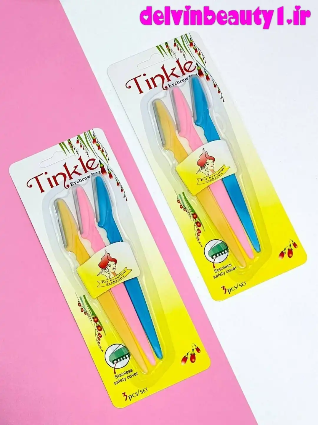 تیغ اصلاح ابرو Tinkle بسته 3 عددی