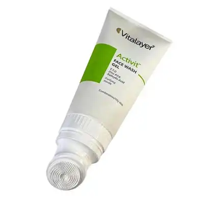 ژل شستشوی صورت Vitalayer مدل Activit مخصوص پوست چرب