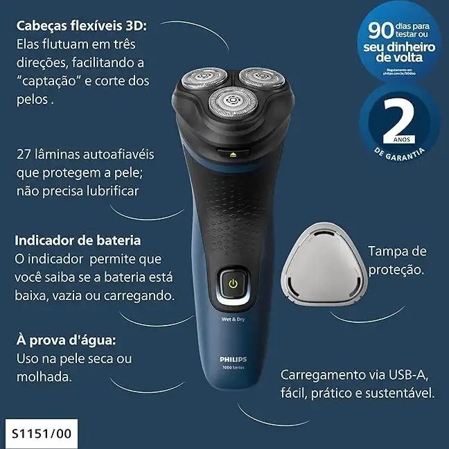 ماشین اصلاح صورت Philips مدل S1151