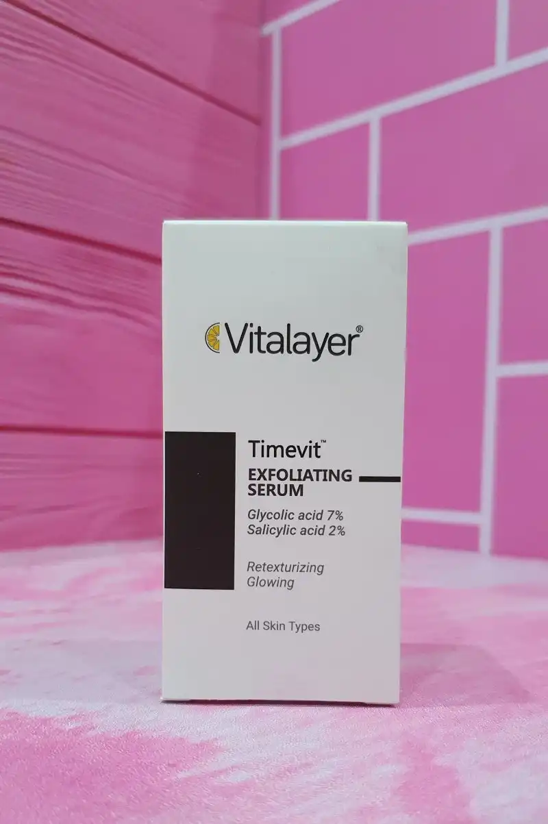 سرم لایه بردار Vitalayer مدل AHA 30% Timevit حجم 30 میلی‌لیتر