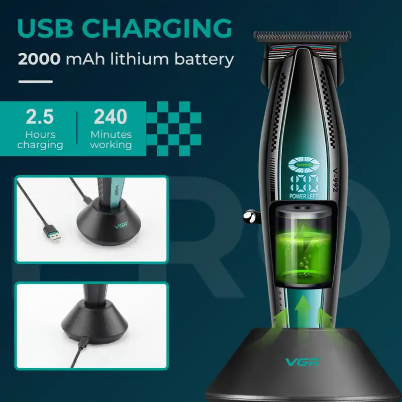 ماشین اصلاح موی سر و صورت VGR مدل V‑992