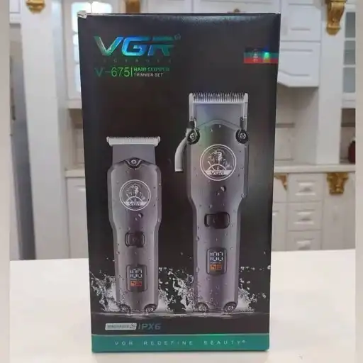ست ماشین اصلاح موی سر و صورت VGR مدل V‑675