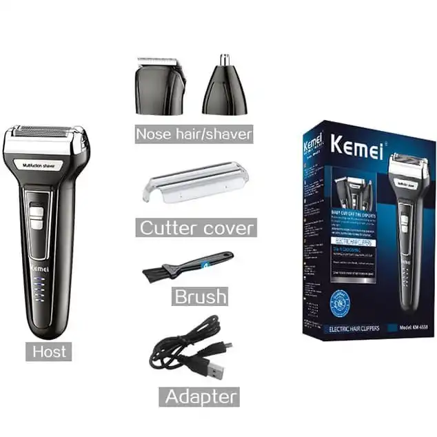 ماشین اصلاح موی سر و صورت Kemei مدل KM‑6558