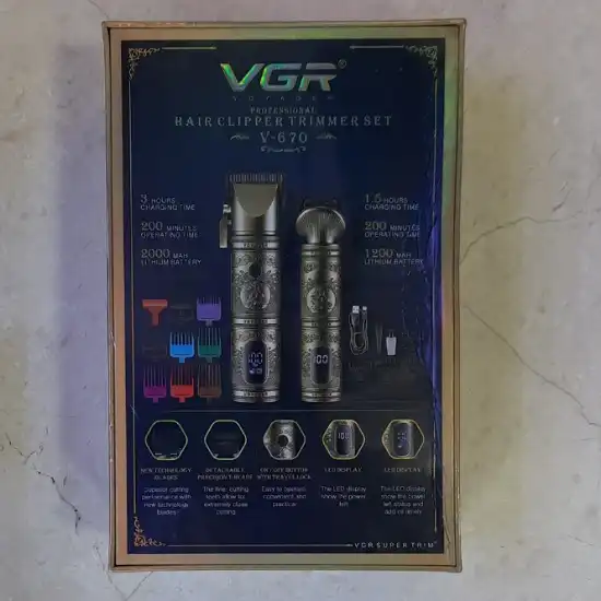 ماشین اصلاح موی سر و صورت VGR مدل V670