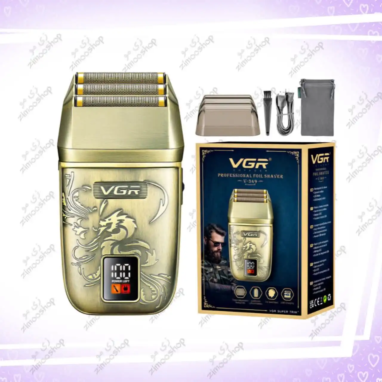 ماشین اصلاح موی سر و صورت VGR مدل V-349