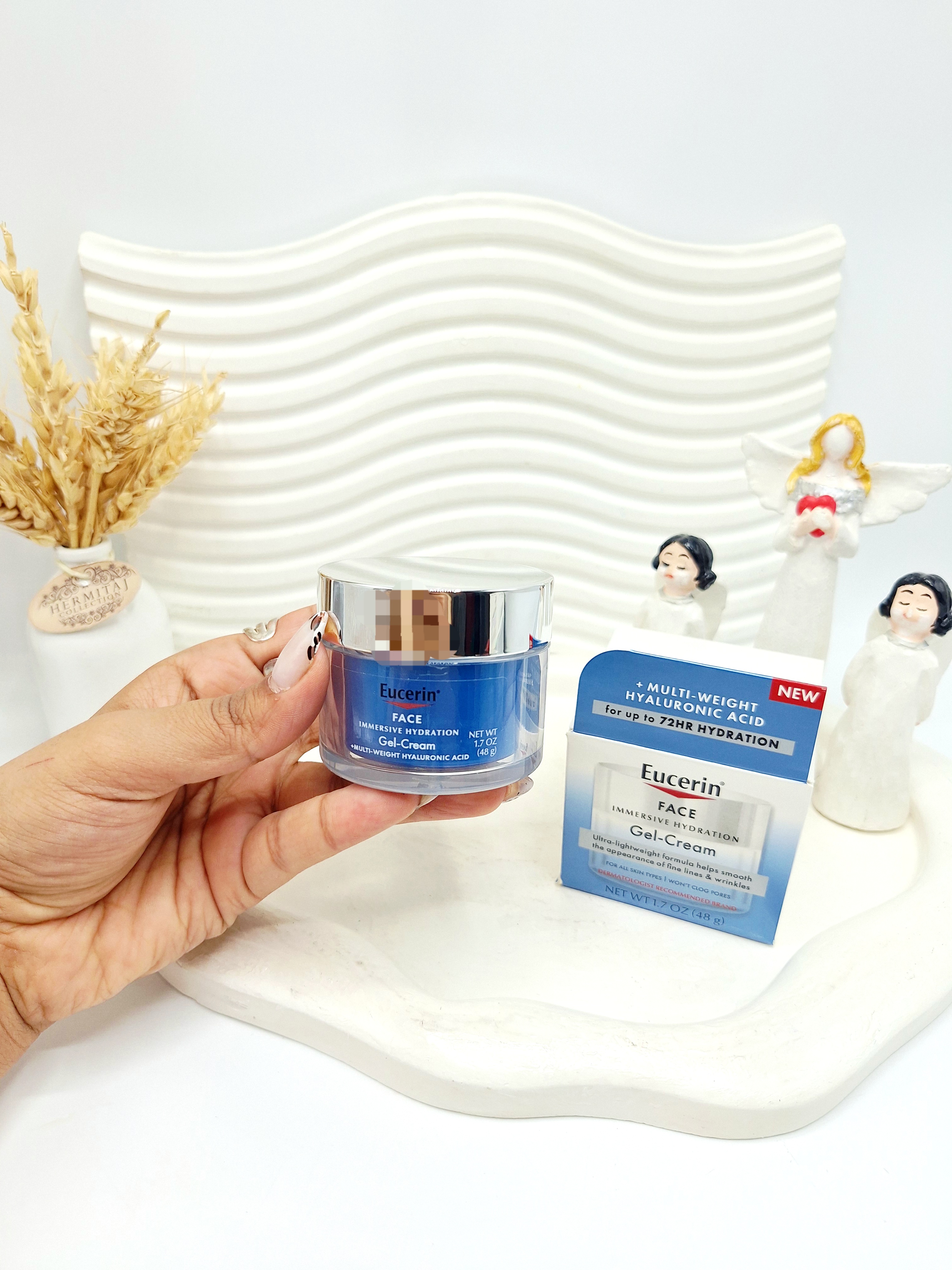 ژل کرم آبرسان و رفع چین و چروک ریز صورت برند Eucerin های کپی امارات کد ۳۷۹۶