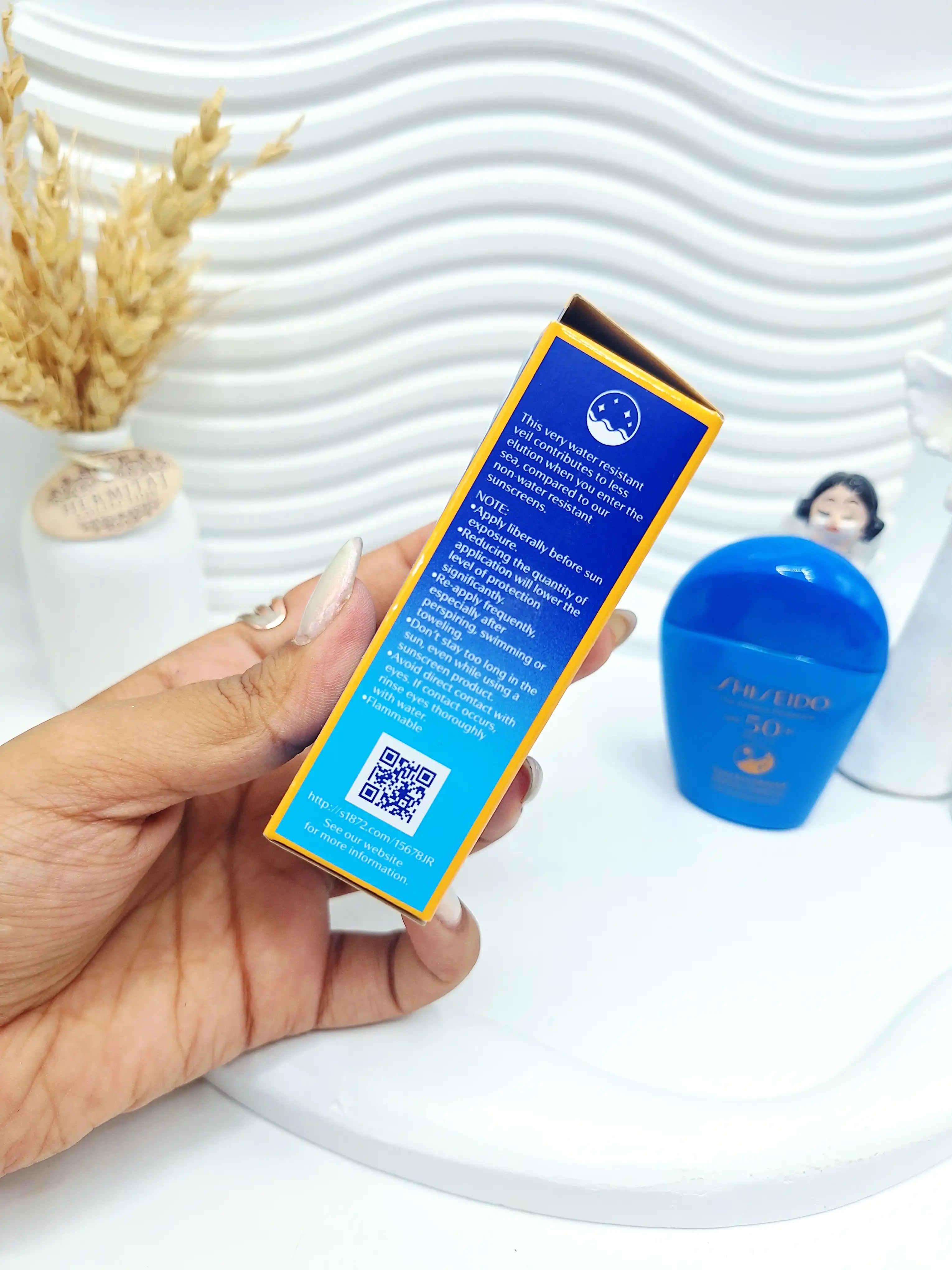 ضد آفتاب بی رنگ SPF 50 برند SHISEIDO کد 5678