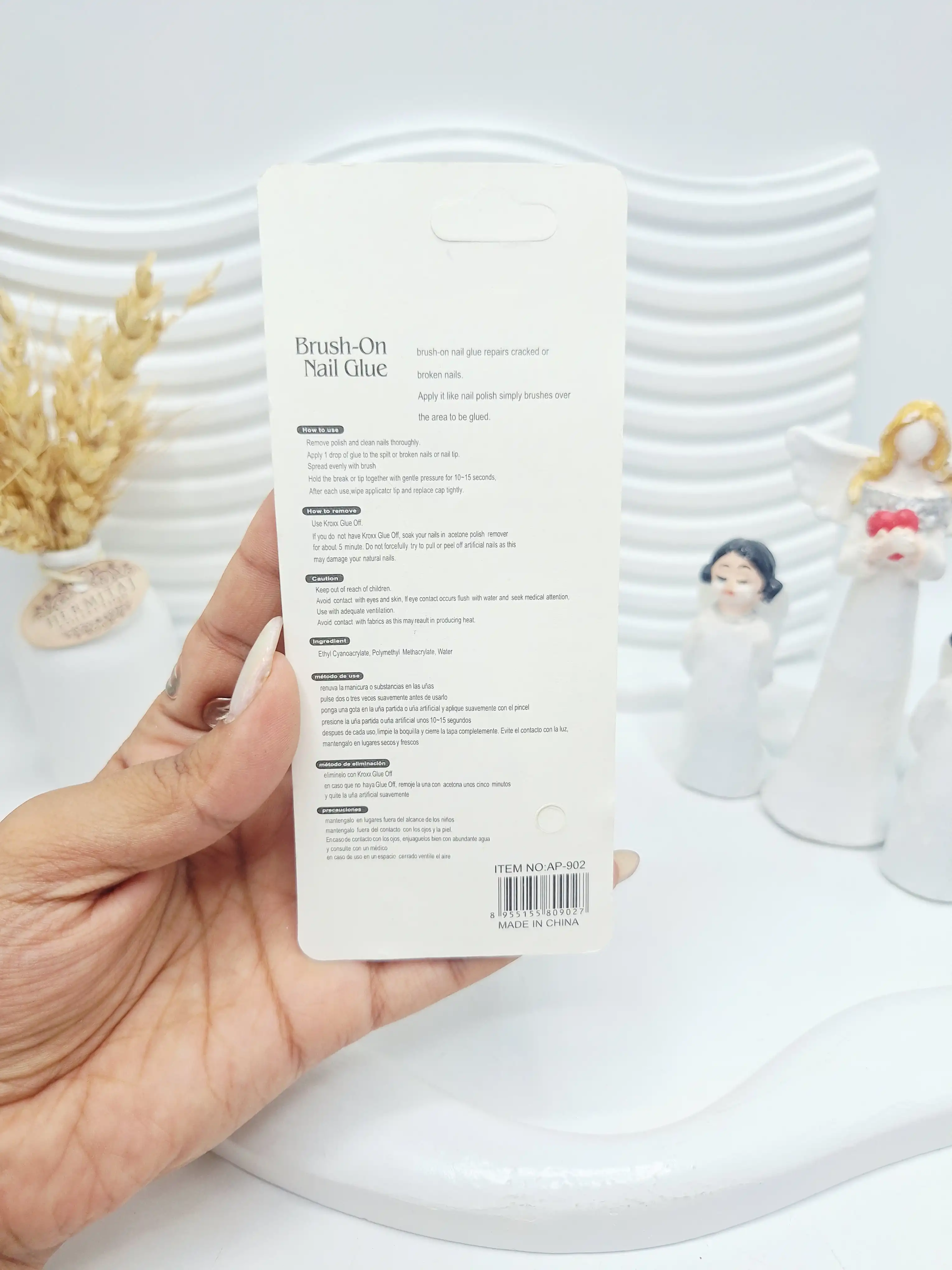 چسب ناخن لاکی  خرسی برند Nail Glue کد 9027