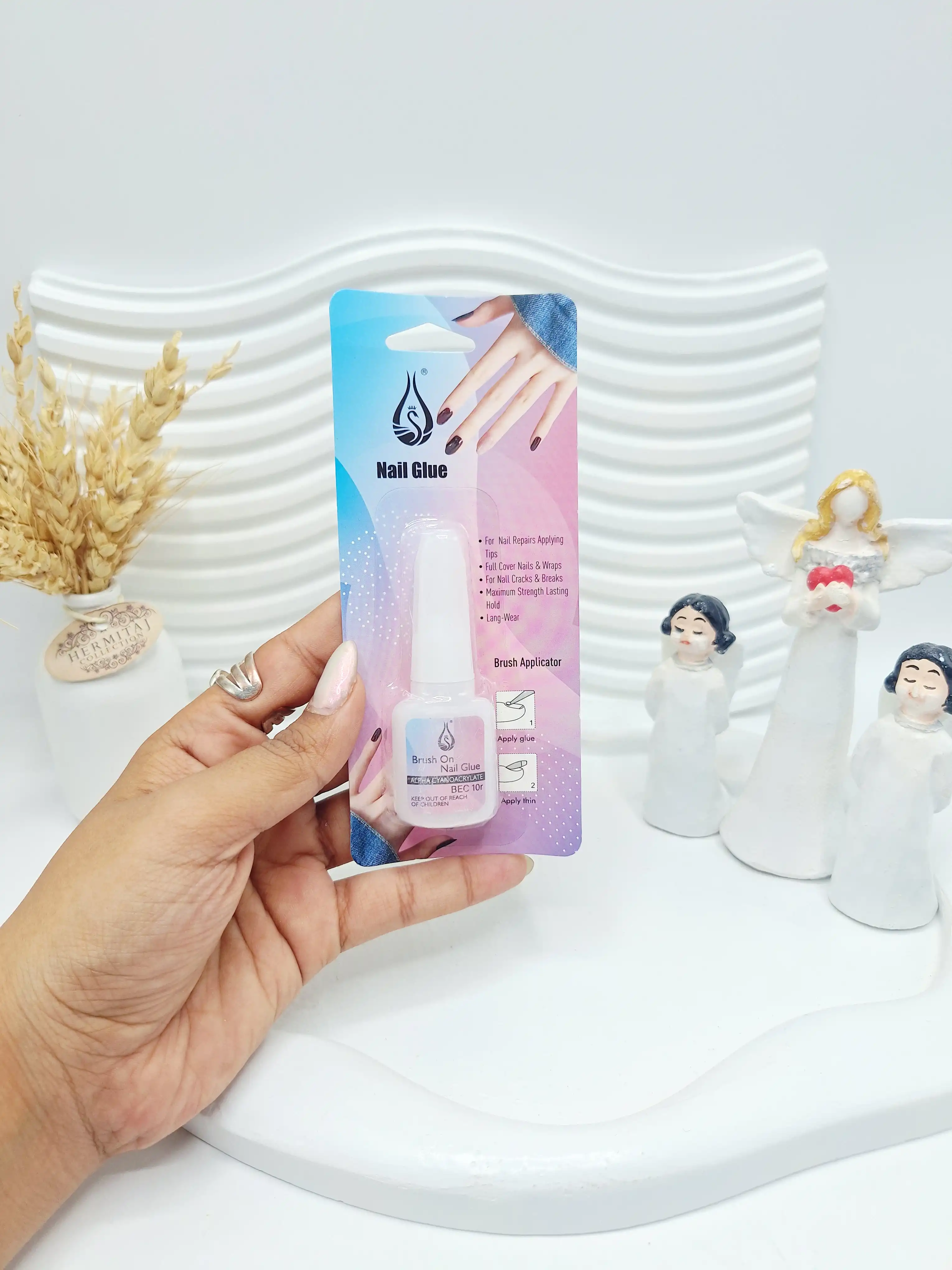 چسب ناخن با کیفیت و مقام برند Nail Glue کد 8827