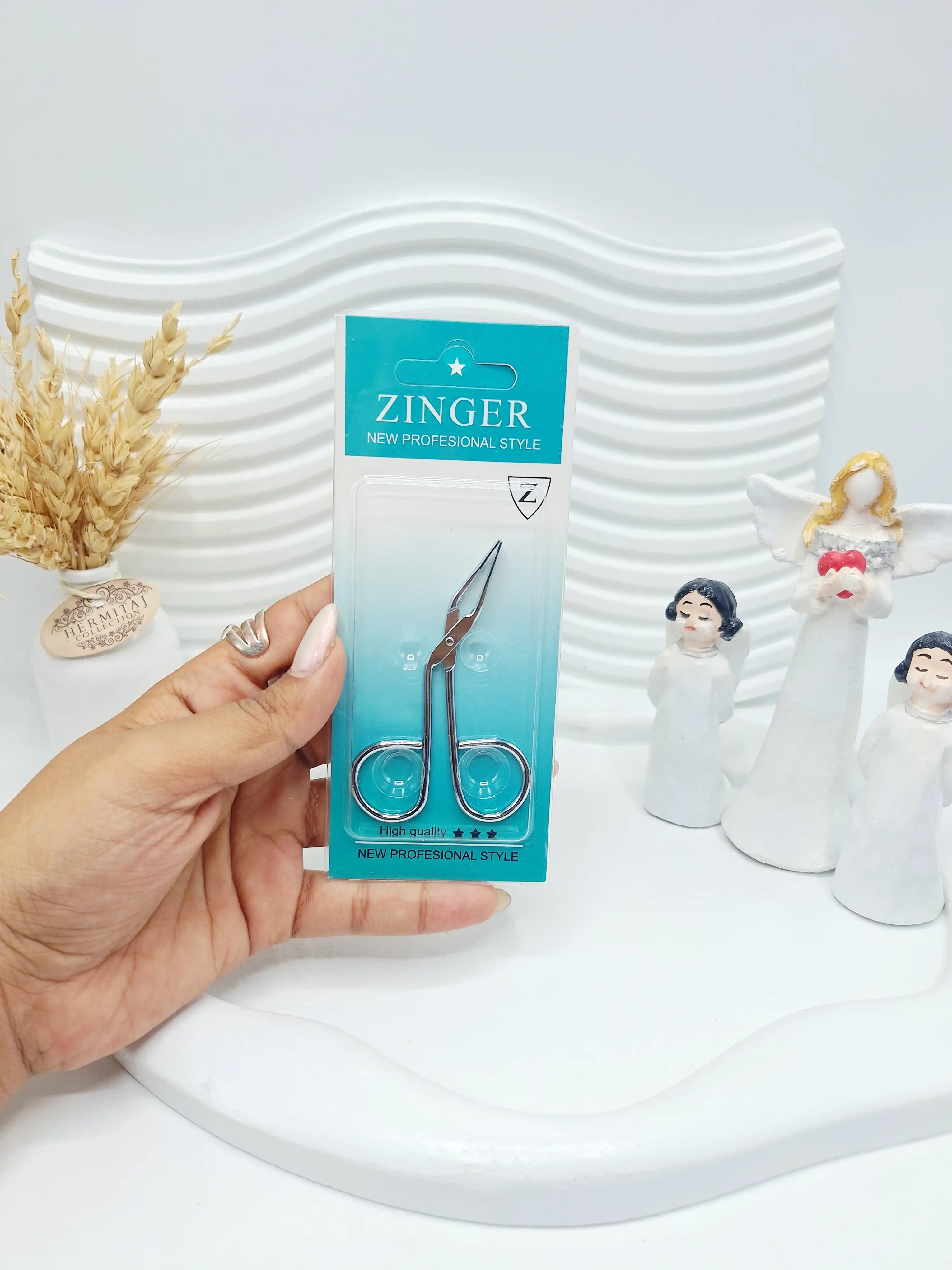 موچین فلزی مدل قیچی برند ZINGER کد 0898