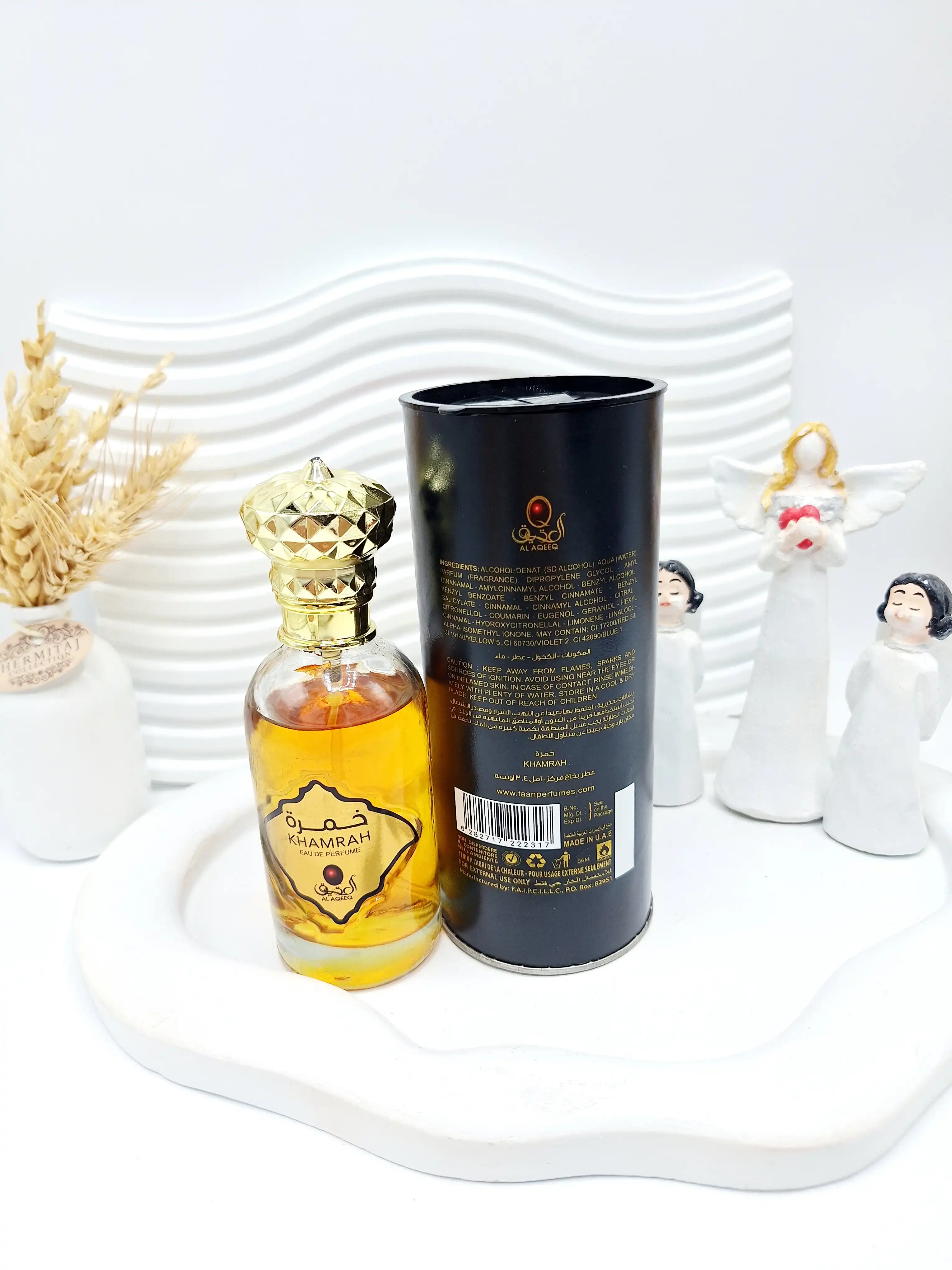 عطر ادوپرفیوم خمره KHAMRAH برند العقید AL AGEED حجم 100 میل کد