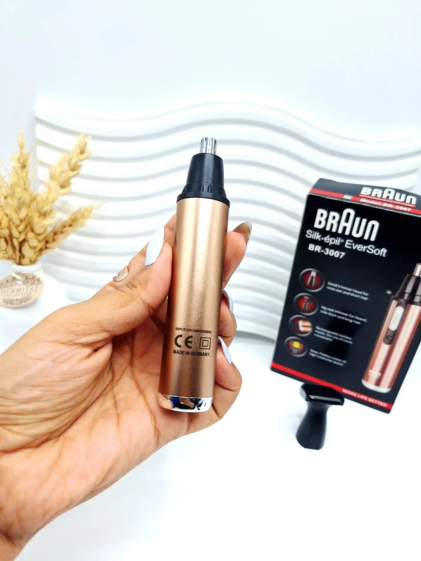 موزن گوش و بینی و خط زن براون کد BR-3007