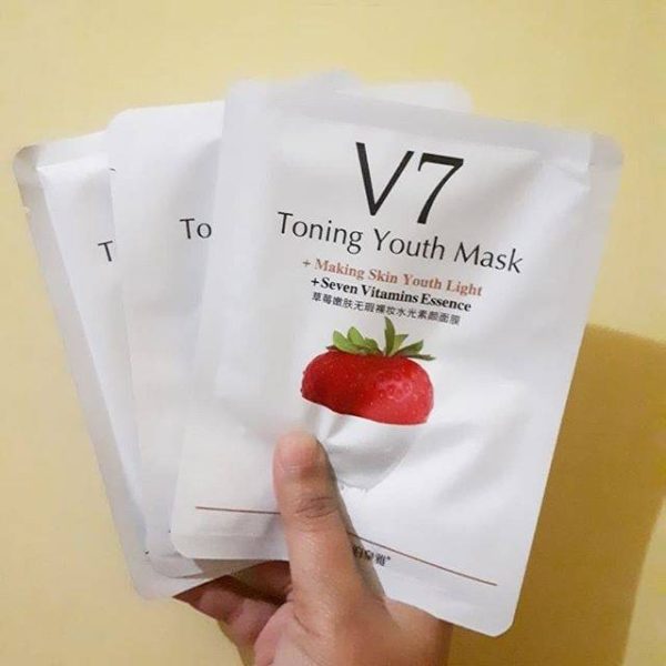 ماسک ورقه ای 7 ویتامین توت فرنگی بیوآکوا BIOAQUA | پخش عمده 1