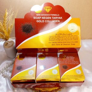 جعبه صابون تریاک کلاژن طلا اصل Soap Taryak