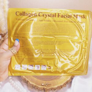 مشخصات ماسک ورقه ای کلاژن بزرگ کریستال مشکی crystal collagen
