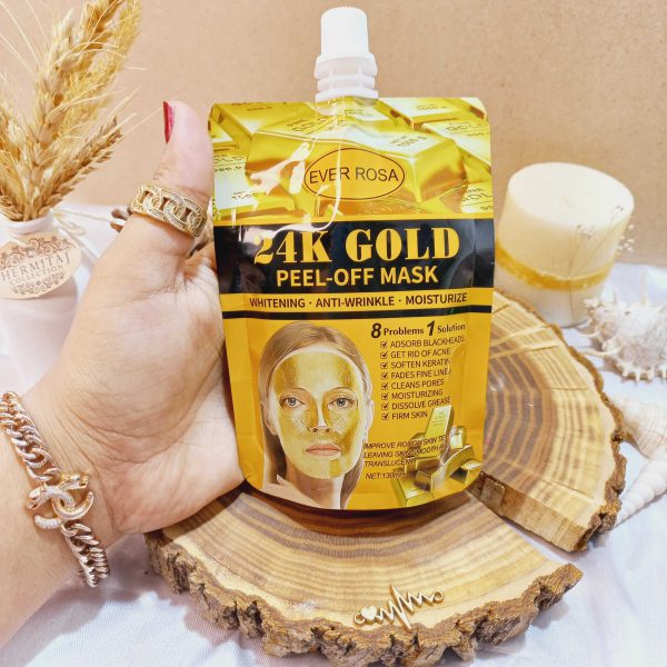 ماسک صورت پیل آف 24K GOLD ساندیسی اور رزا EVER ROSA