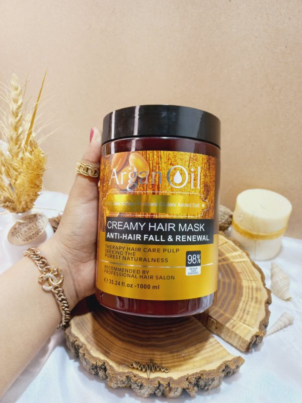 ماسک مو آرگان 98% بدون سولفات حجم 1000 میل لایتکس Lightness Argan Oil 1000 ml hair mask