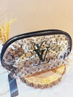 کیف لوازم آرایشی لوییز ویتون شفاف سایز بزرگ LOUIS VUITTON