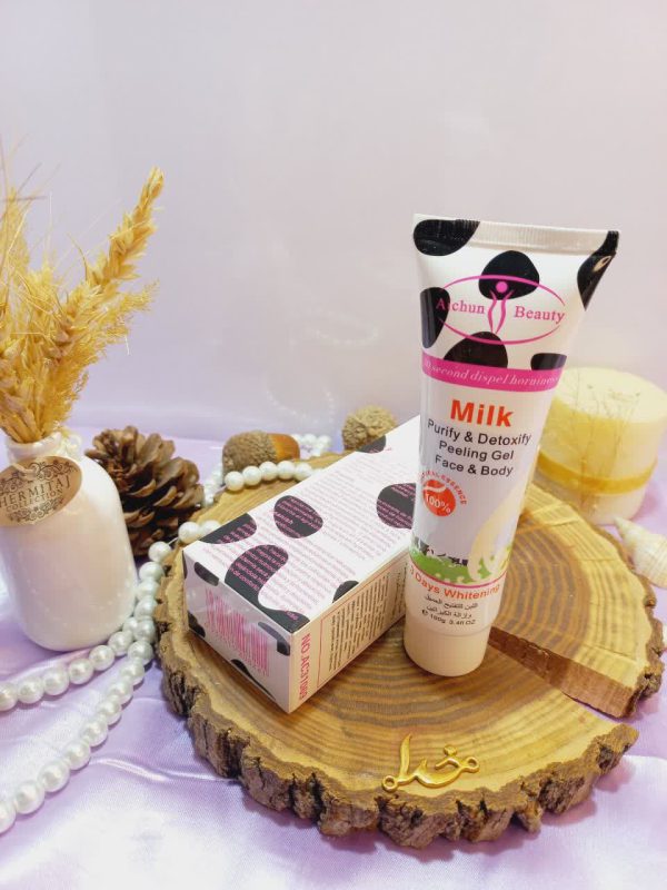 ژل پرطرفدار لایه بردار شیر Milk برند آیچون بیوتی Aichun Beauty کد AC31069 4
