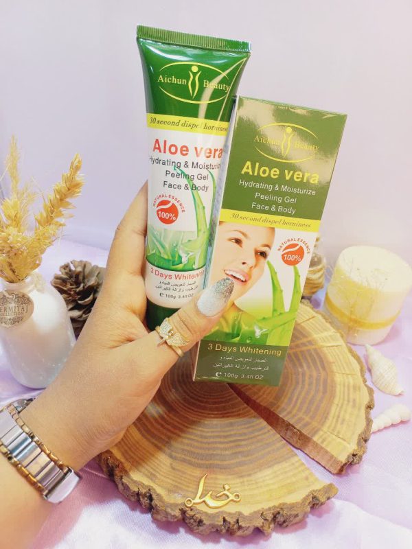 ژل پرطرفدار لایه بردار آلوئه ورا Aloe vera برند آیچون بیوتی Aichun Beauty کد AC31062 1