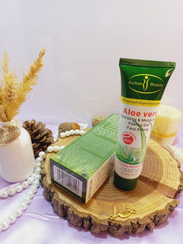 ژل پرطرفدار لایه بردار آلوئه ورا Aloe vera برند آیچون بیوتی Aichun Beauty کد AC31062 5