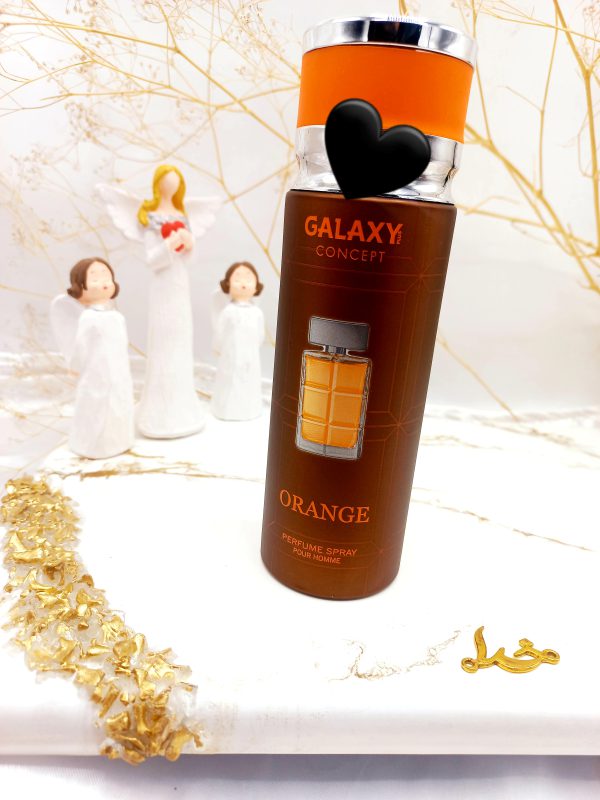 اسپری خوشبو کننده مردانه گلکسی GALAXY مدل ORANGE کد B9192 3