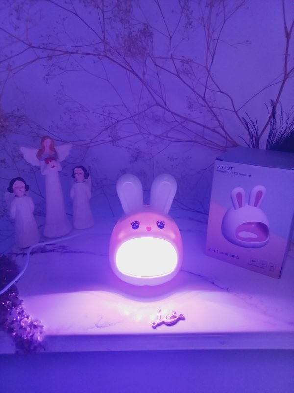 لامپ UV LED ژل لاک ناخن خشک کن طرح خرگوشی 8