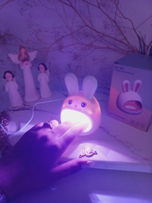 لامپ UV LED ژل لاک ناخن خشک کن طرح خرگوشی 1