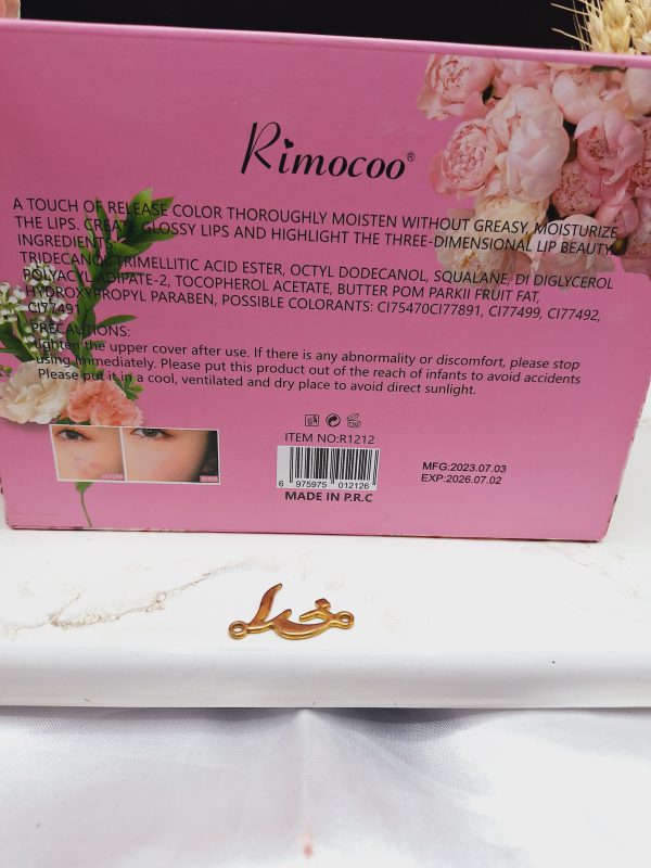پک رژ لب مایع 6 عددی گل دار ریموکو Rimocoo کد R1212 3