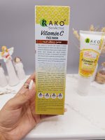 فوم براش دار سفیدکننده و تمیز کننده عمیق پوست عصاره ویتامین سی راکو RAKO اصلی کد RK1095